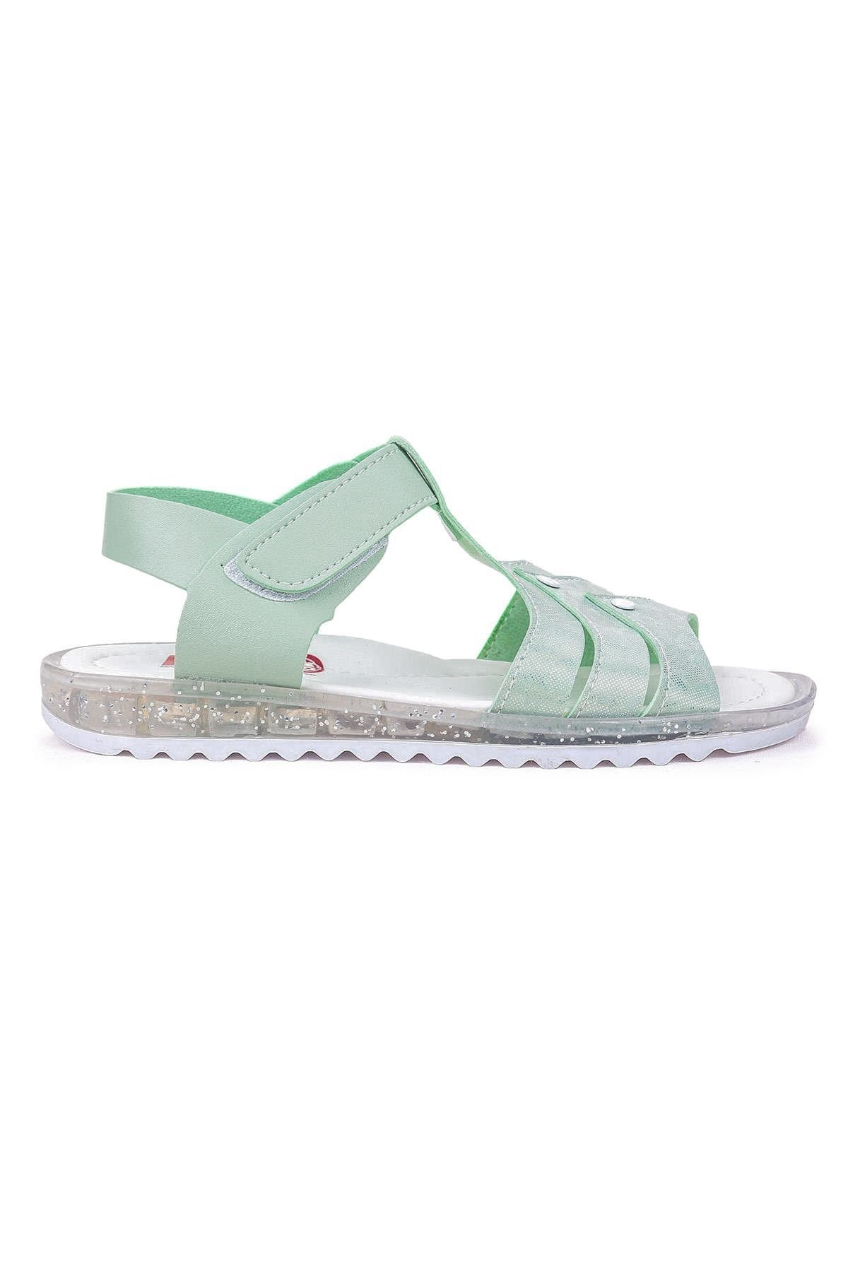 2354 Kız Çocuk Sandalet Mint Yeşili