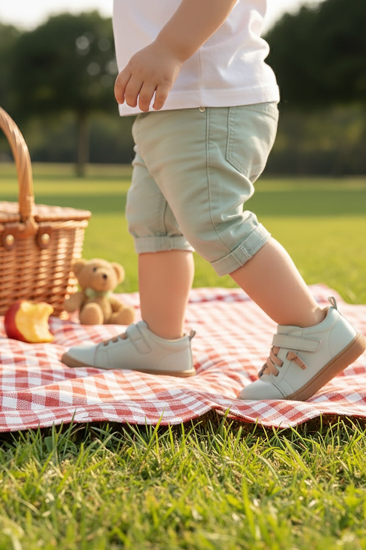 Arad %100 Deri Günlük Erkek Bebek Spor Ayakkabı Su Yeşili