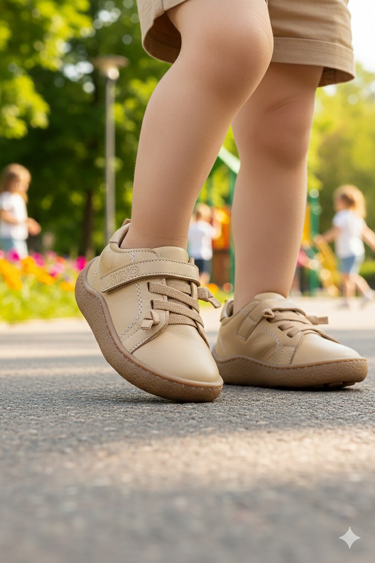 Arad %100 Deri Günlük Erkek Bebek Spor Ayakkabı Açık Taba