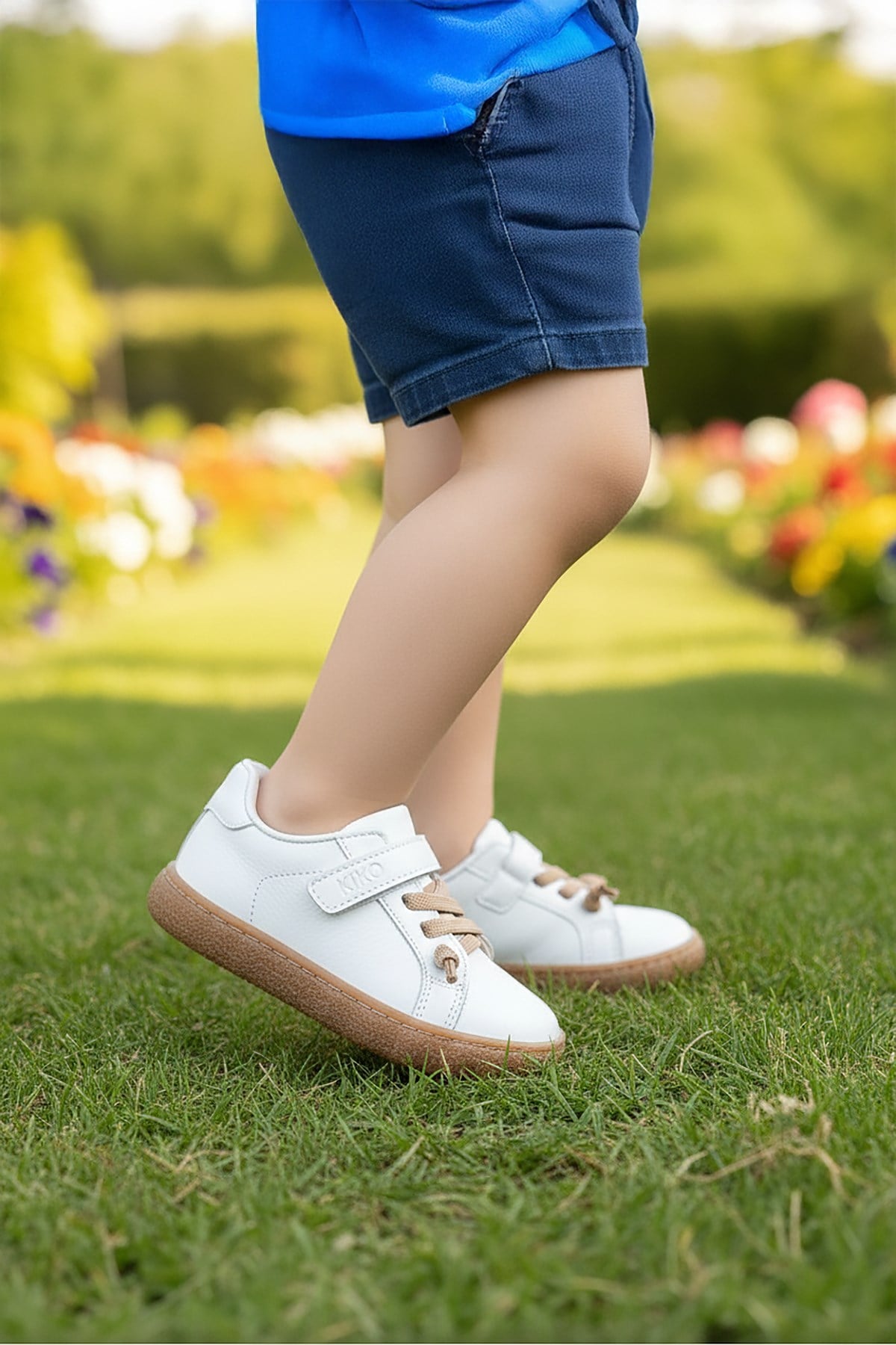 Arad %100 Deri Günlük Erkek Bebek Spor Ayakkabı Beyaz