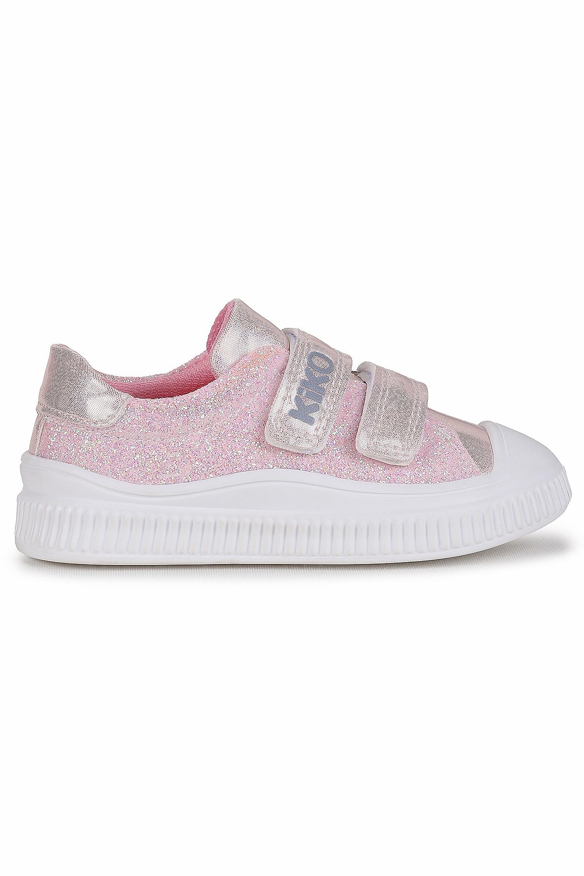 Glitter Cırtlı Kız Bebek Günlük Ayakkabı Pembe