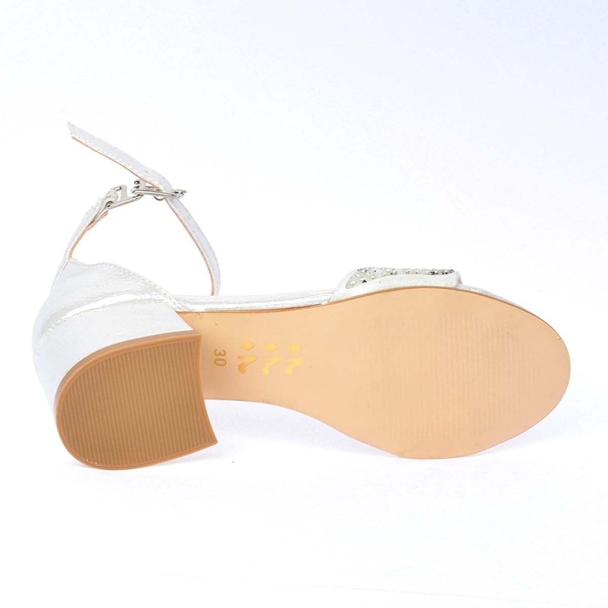 Heidi Vakko Günlük Kız Çocuk 3 Cm Topuk Sandalet Ayakkabı Sedef