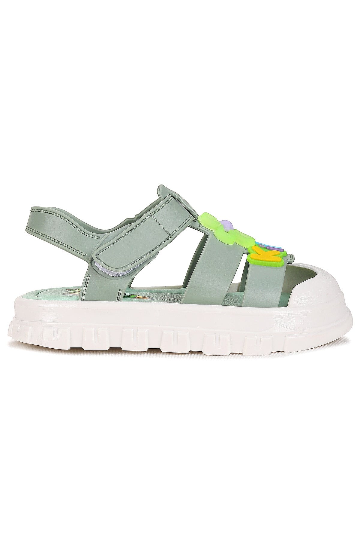 Jane Hafif Taban Kız Çocuk Sandalet Mint Yeşili
