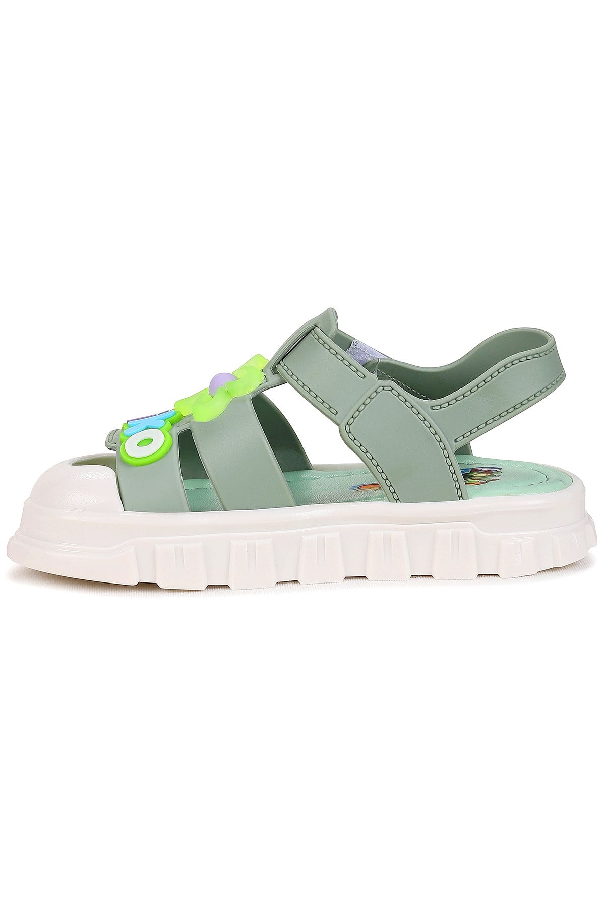 Jane Hafif Taban Kız Çocuk Sandalet Mint Yeşili