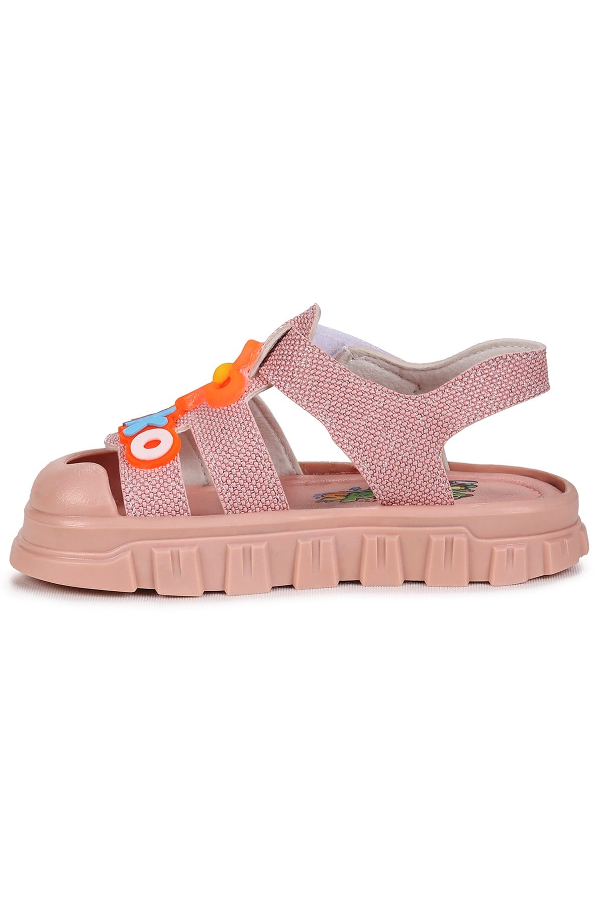 Jelly Simli Hafif Taban Kız Çocuk Sandalet Pembe