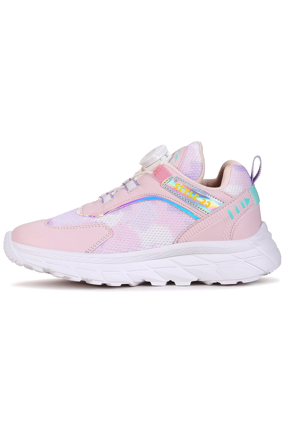 Lace Bağcık Mekanizmalı Kız Çocuk Spor Ayakkabı Lila