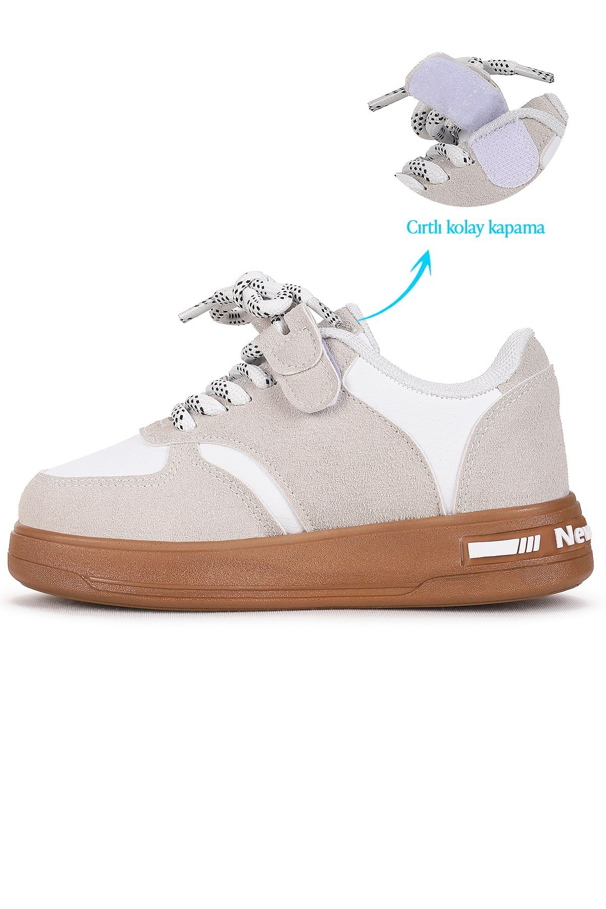 Lacer Bağcıklı Erkek Çocuk Spor Ayakkabı Gri