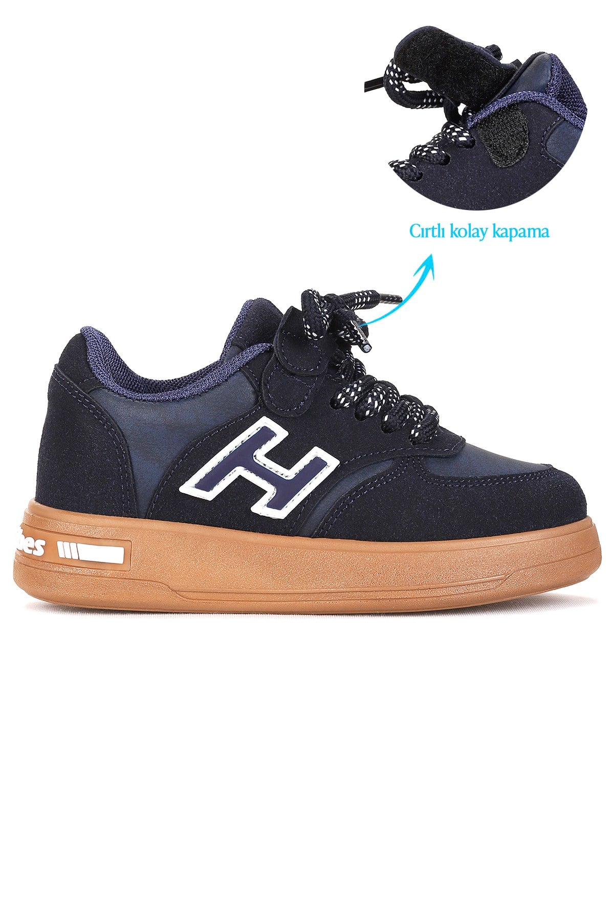 Lacer Bağcıklı Erkek Çocuk Spor Ayakkabı Lacivert