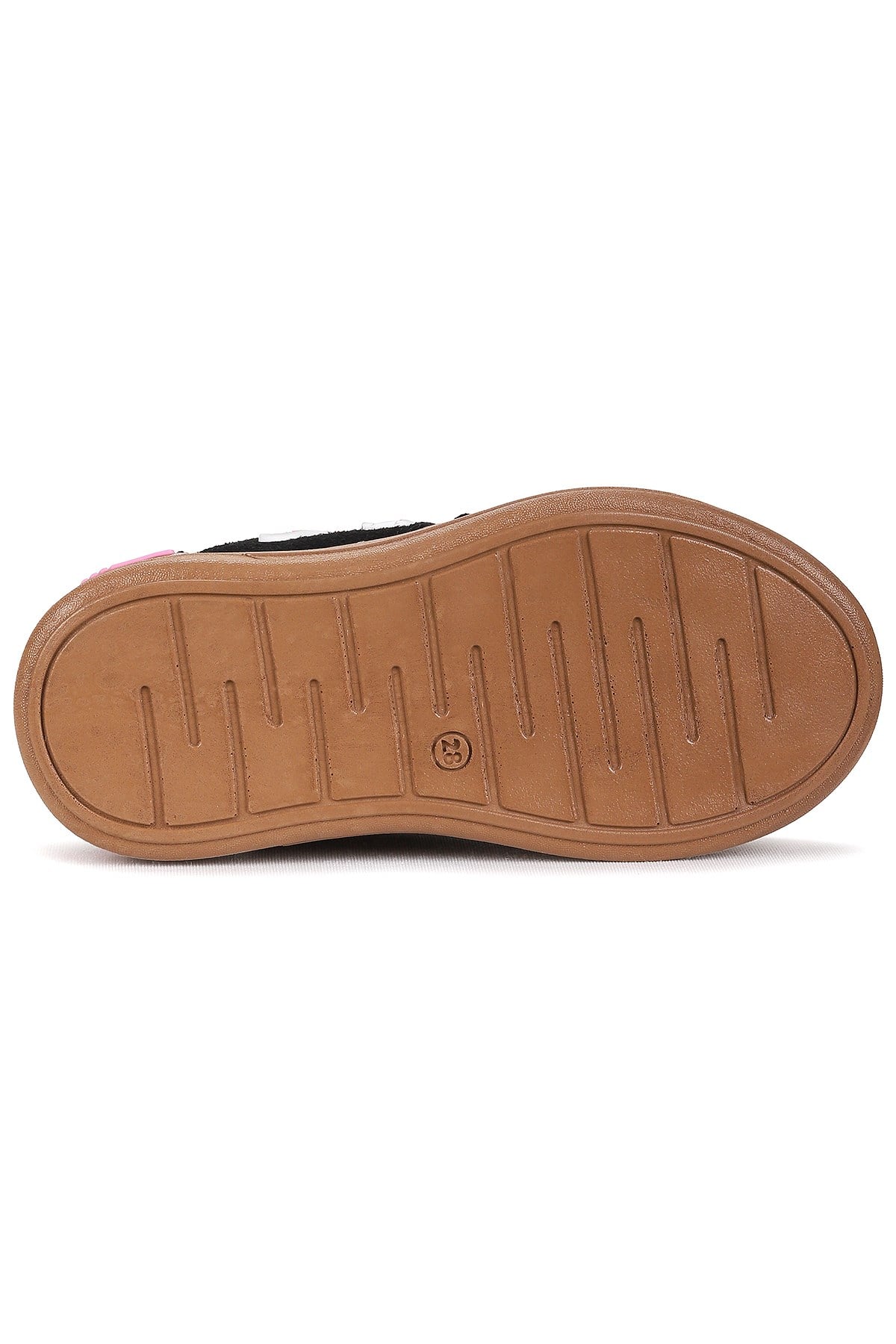 Lacer Bağcıklı Işıklı Kız Çocuk Spor Ayakkabı Siyah - Pembe