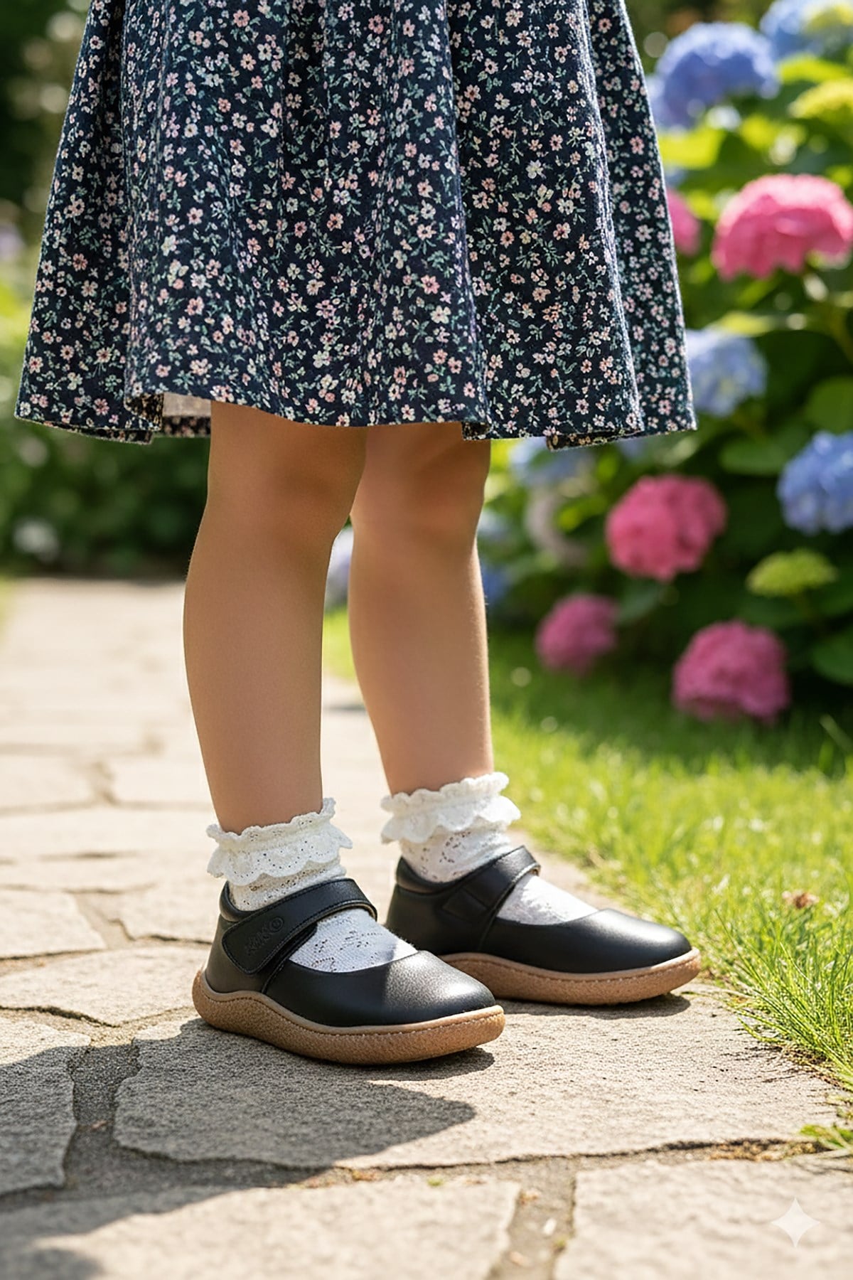 Lida %100 Deri Günlük Kız Bebek Babet Ayakkabı Siyah