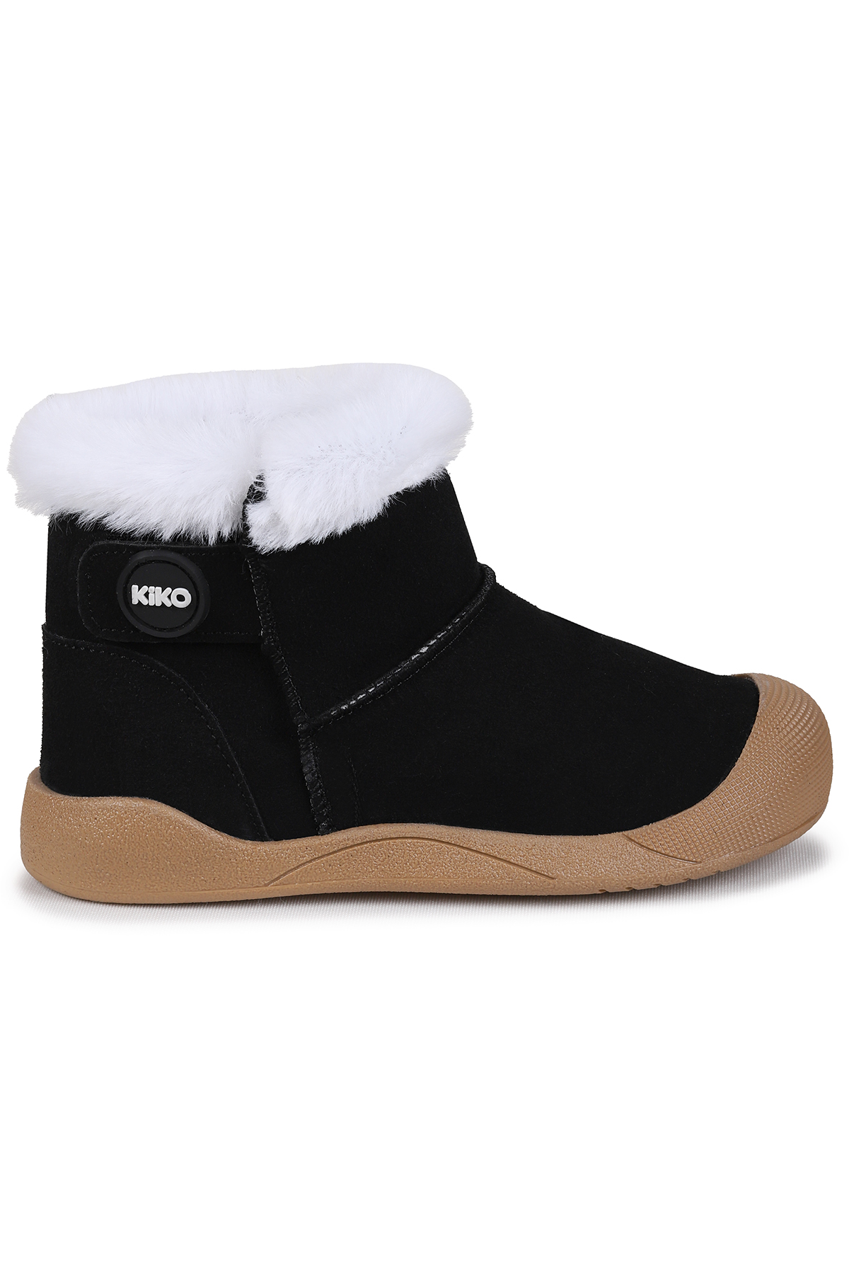 Liplan Cırtlı Termo Taban Kız Çocuk Bot Ayakkabı Siyah