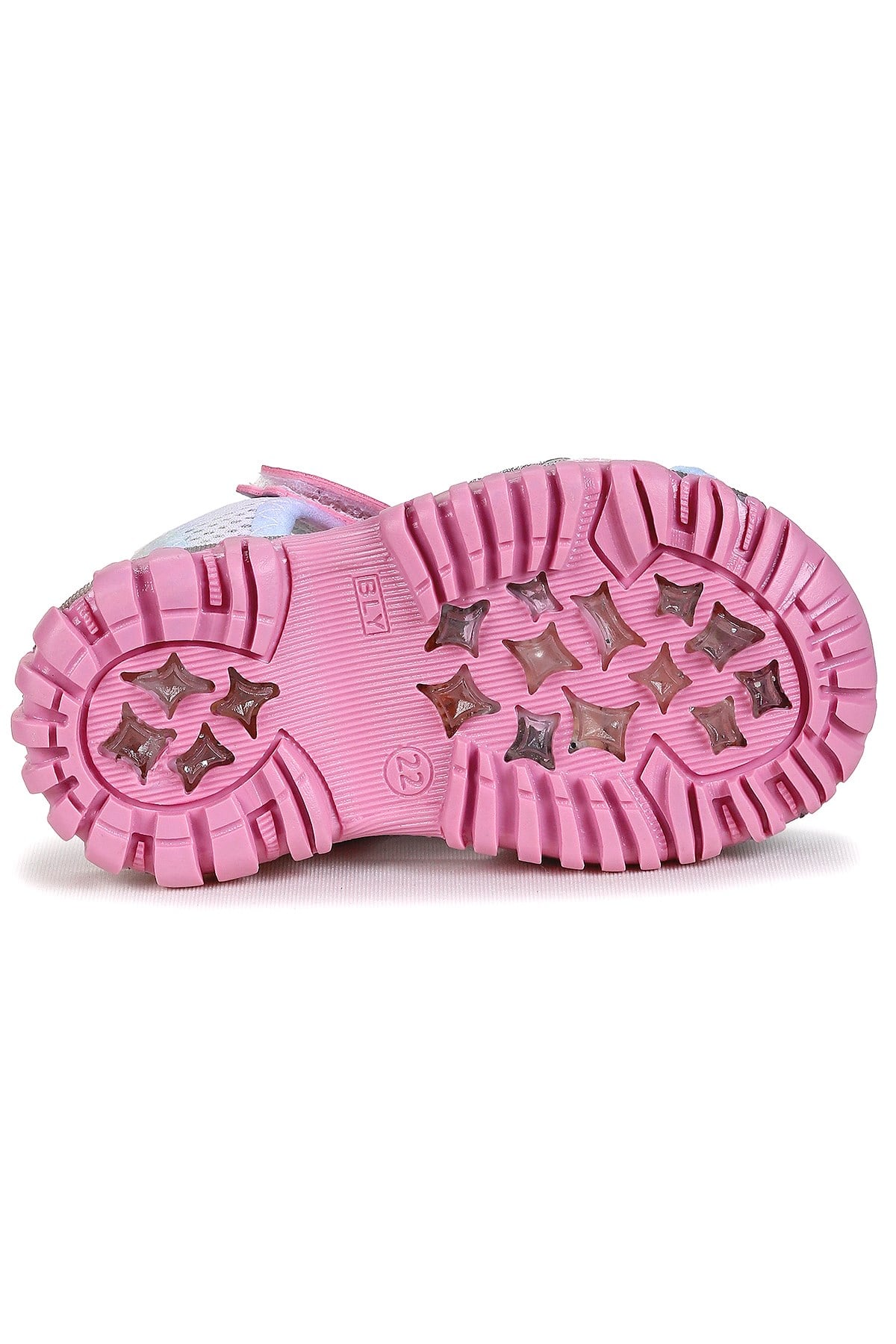 Marsa Cırtlı Kız Bebek Sandalet Pembe