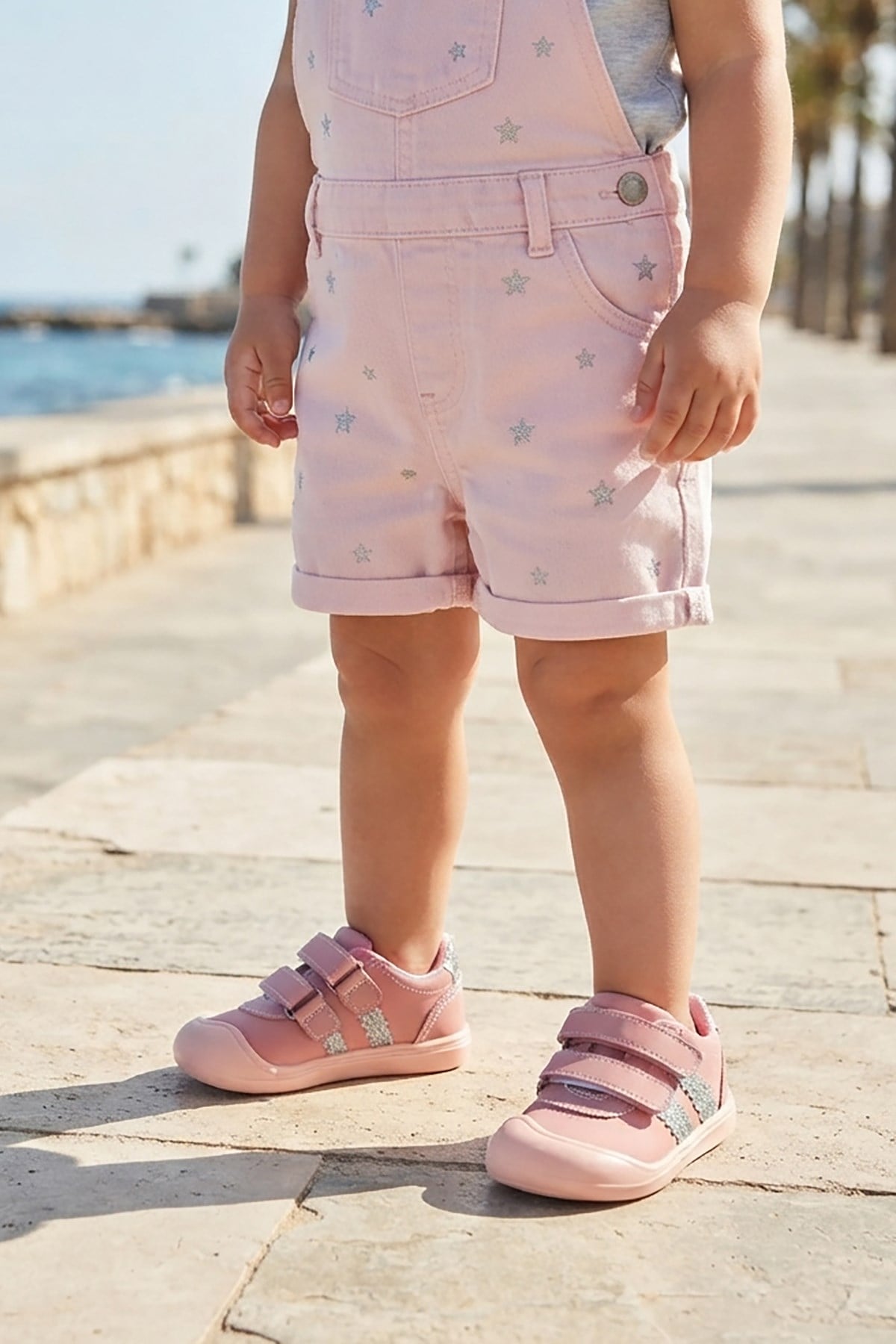 Puzi Cırtlı Kız Bebek Günlük Ayakkabı Pembe