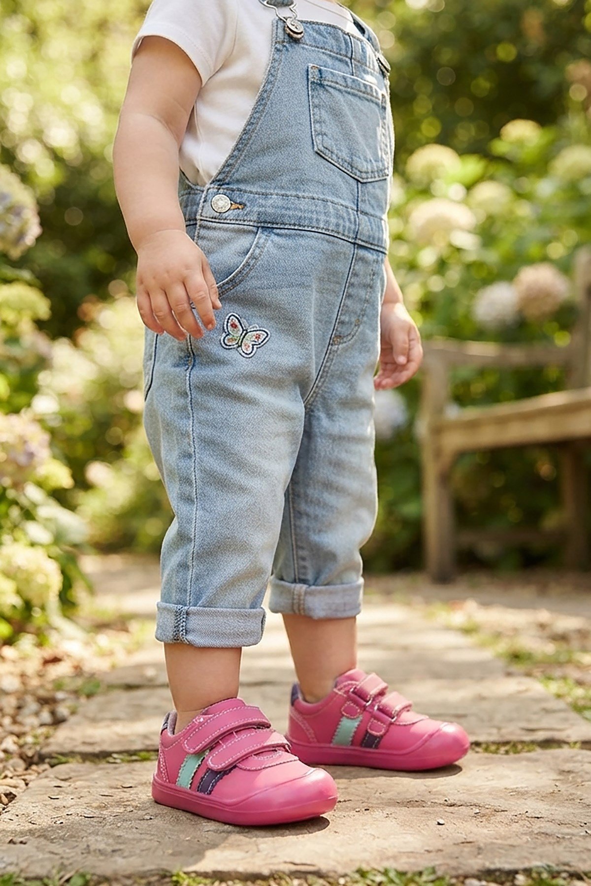 Puzi Cırtlı Kız Bebek Günlük Ayakkabı Fuşya