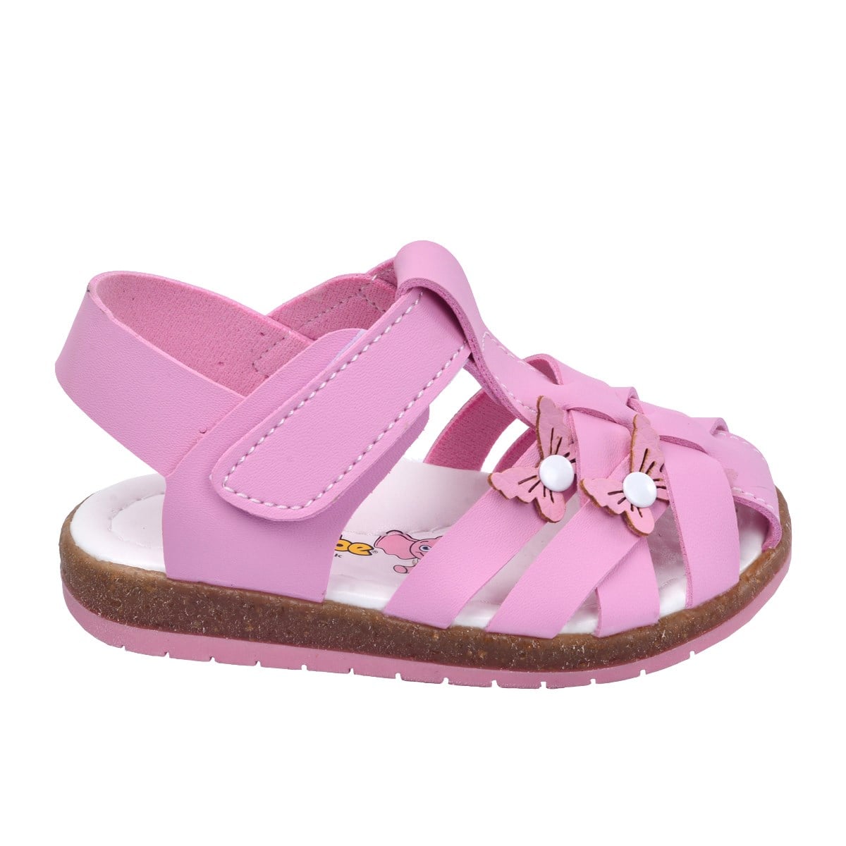 Ricky 2262-71 Kız Çocuk Bebe Sandalet Terlik Pembe