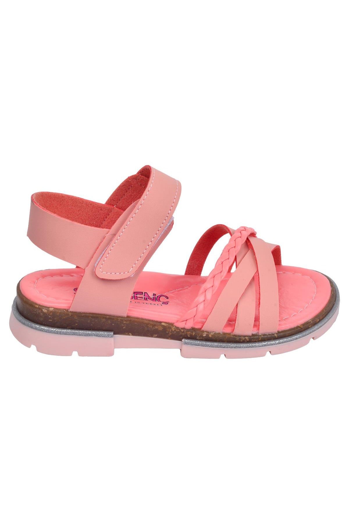 Ricky 2469-78 Kız Çocuk Sandalet Terlik Somon