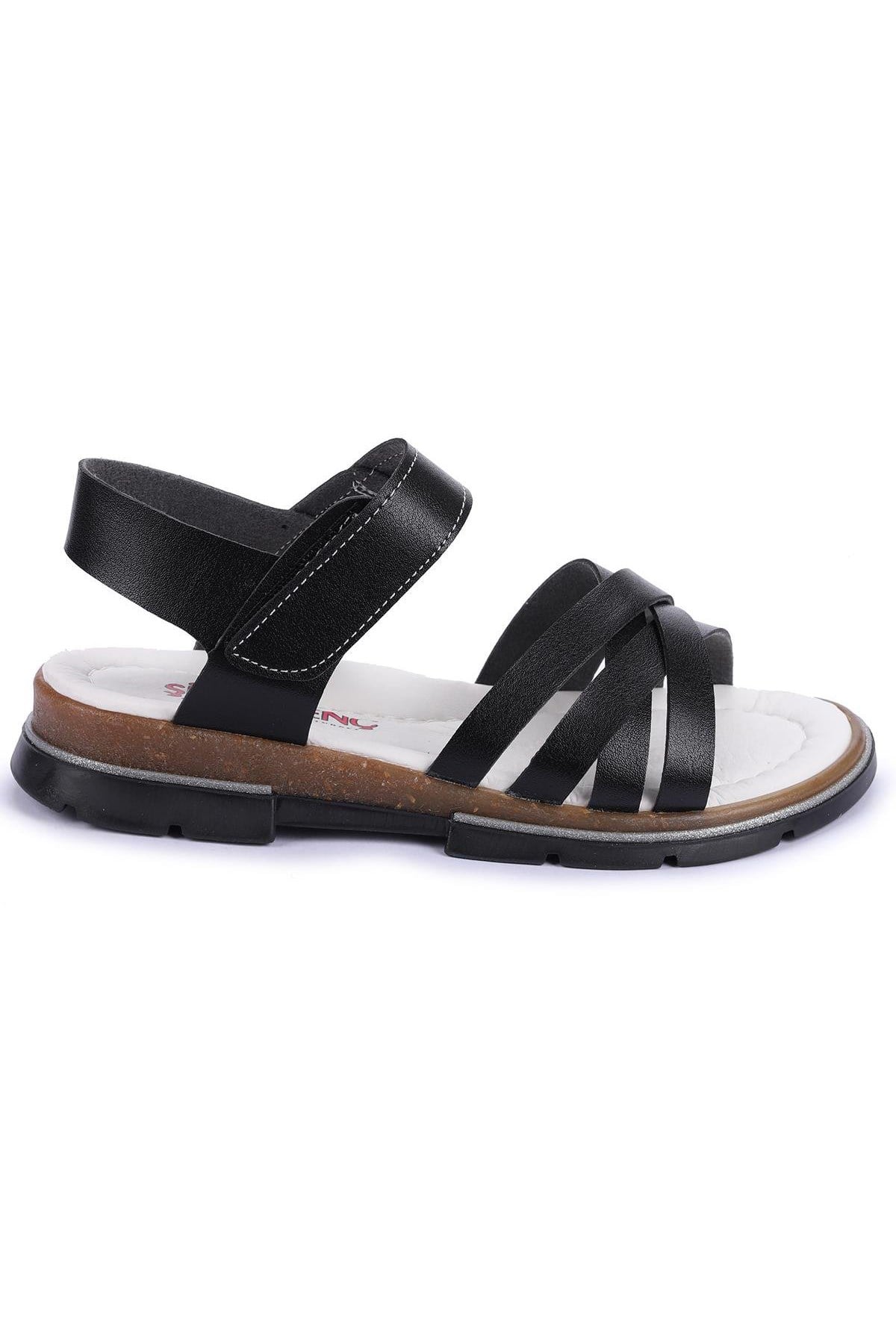 Ricky 2469-78 Kız Çocuk Sandalet Terlik Siyah