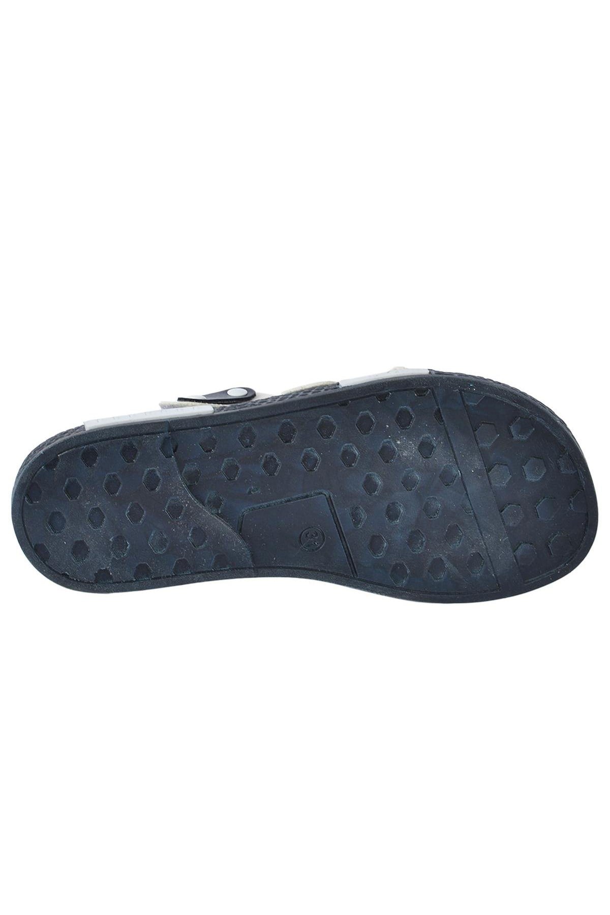 Ricky 2498-07 Erkek Çocuk Sandalet Terlik Lacivert - Beyaz