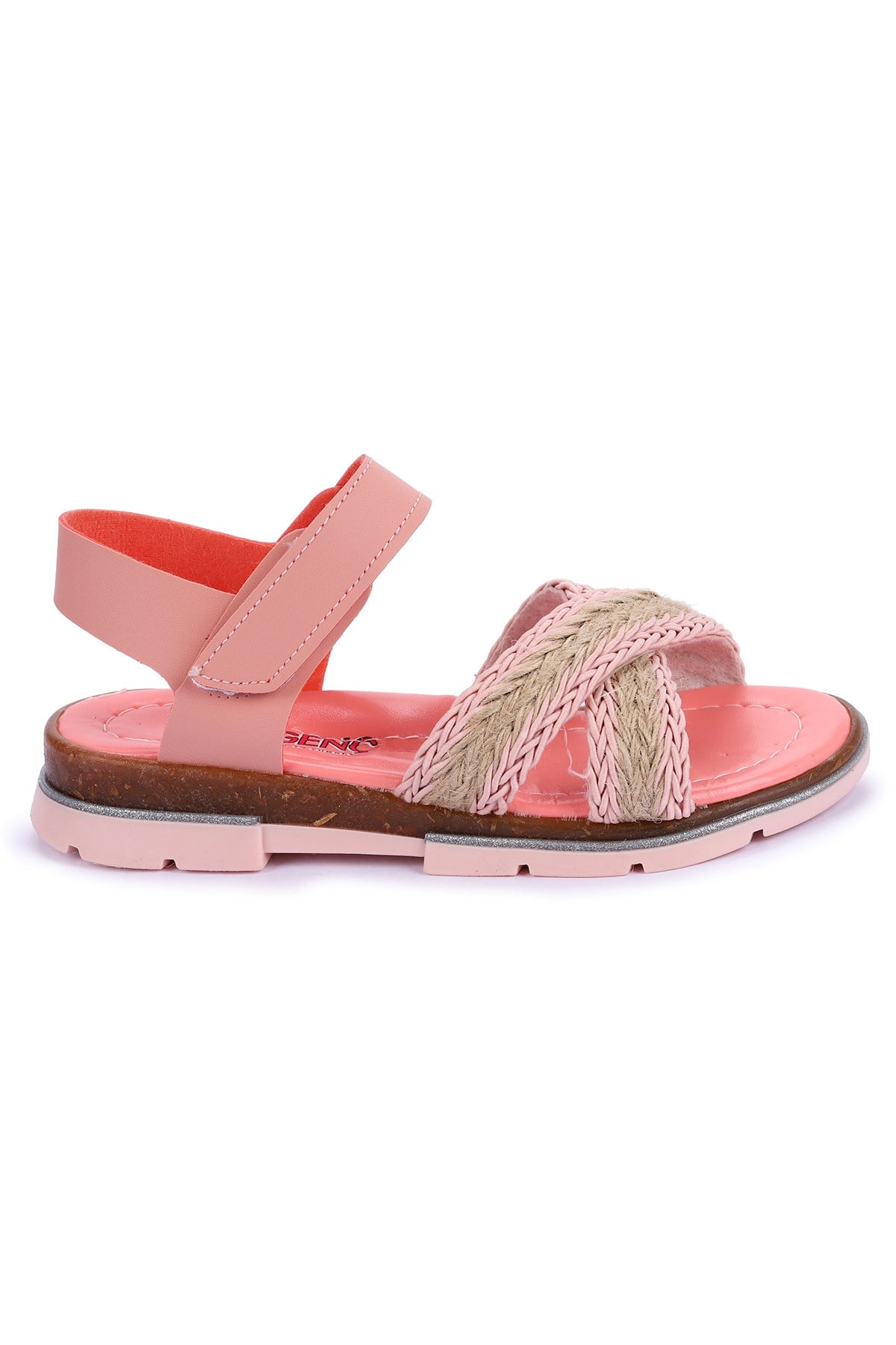 Ricky 2843-47 Kız Çocuk Sandalet Terlik Pudra