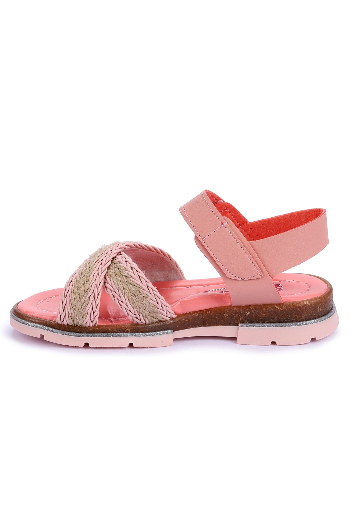 Ricky 2843-47 Kız Çocuk Sandalet Terlik Pudra