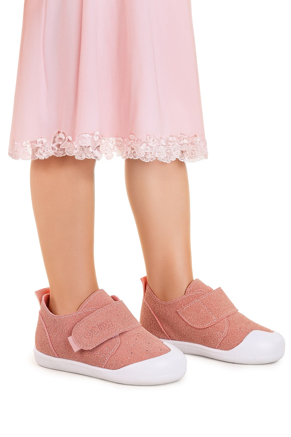 Rosie İlk Adım Bebe Cırtlı Kız Bebek Spor Ayakkabı Pudra