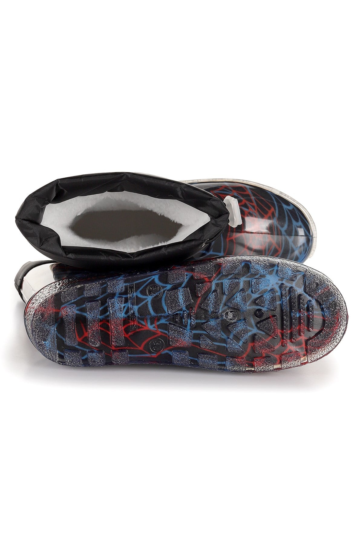 Savana Su Geçirmez Erkek Çocuk Yağmur Çizmesi Kırmızı - Mavi