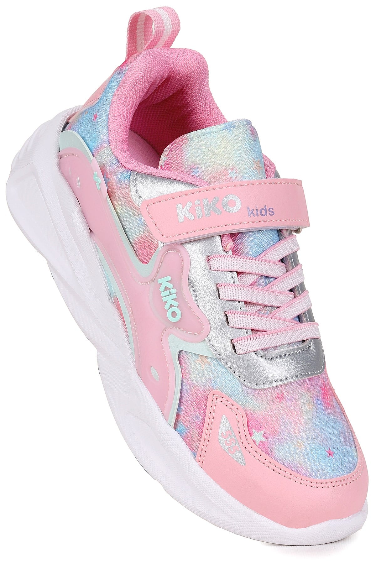 Sole Günlük Cırtlı Kız Çocuk Spor Ayakkabı Buz - Pembe