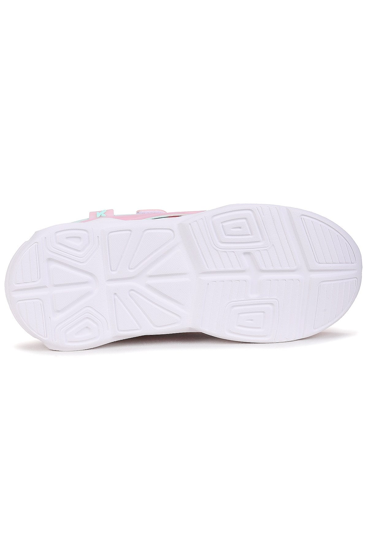 Sole Günlük Cırtlı Kız Çocuk Spor Ayakkabı Buz - Pembe