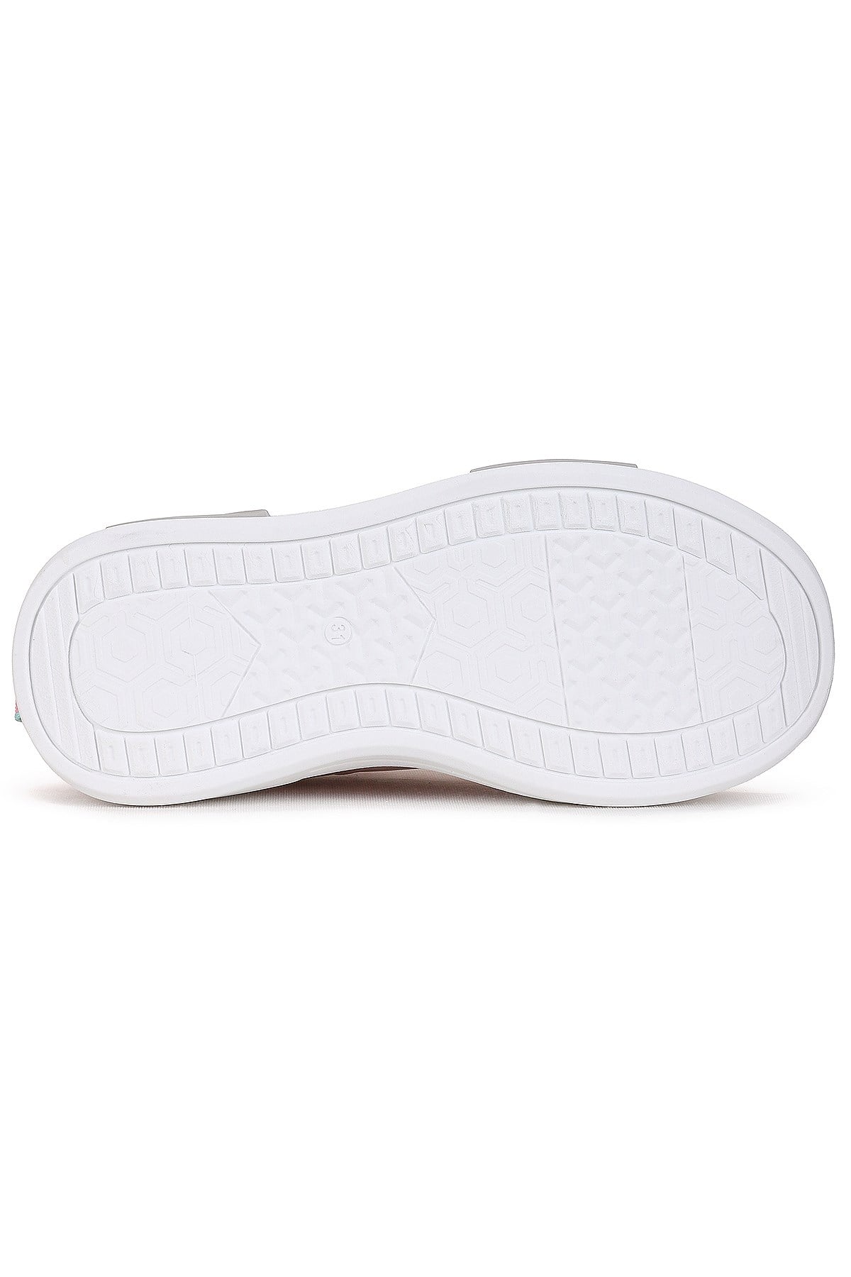 Strap Simli Cırtlı Günlük Kız Çocuk Spor Ayakkabı Mercan