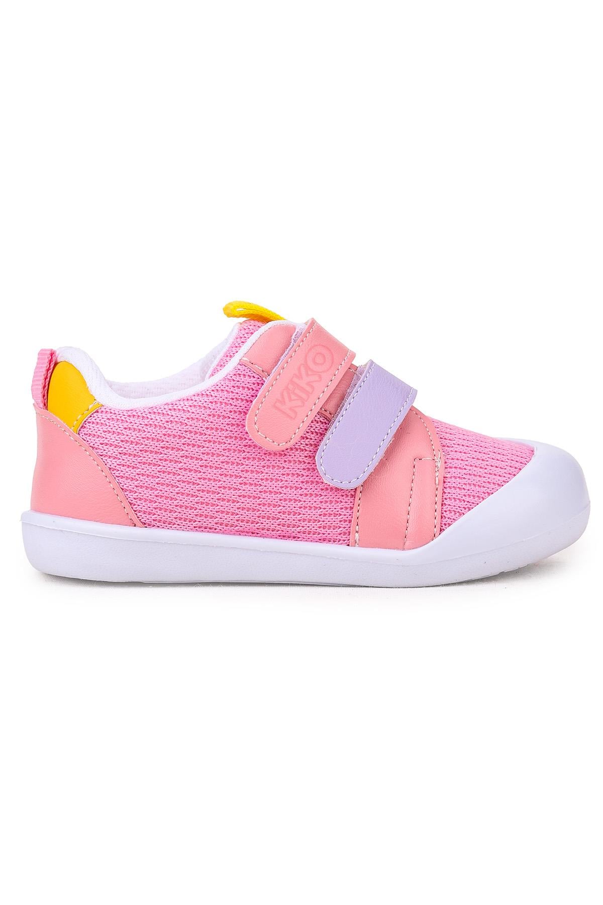 Textile İlk Adım Bebe Cırtlı Kız Bebek Spor Ayakkabı Pembe