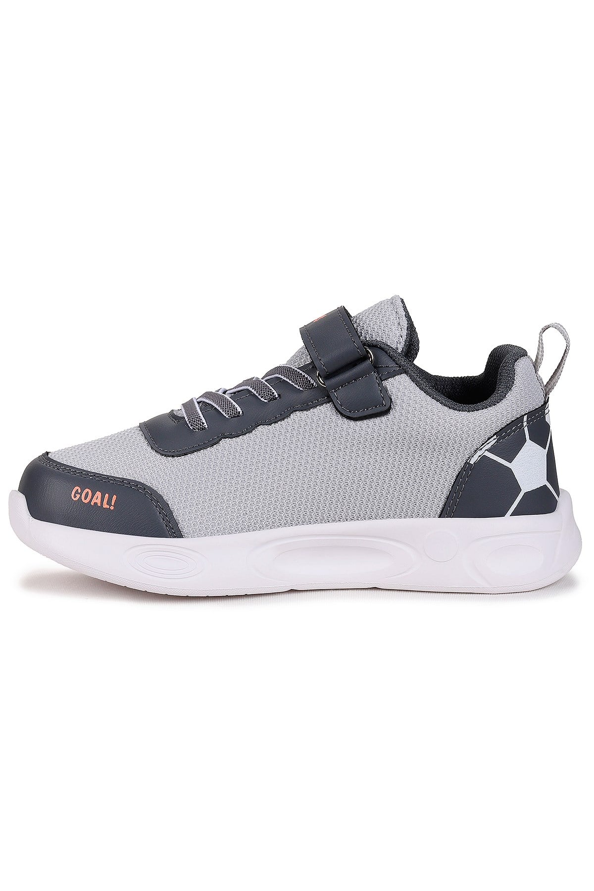 Velcro Günlük Cırtlı Erkek Çocuk Spor Ayakkabı Buz - Füme