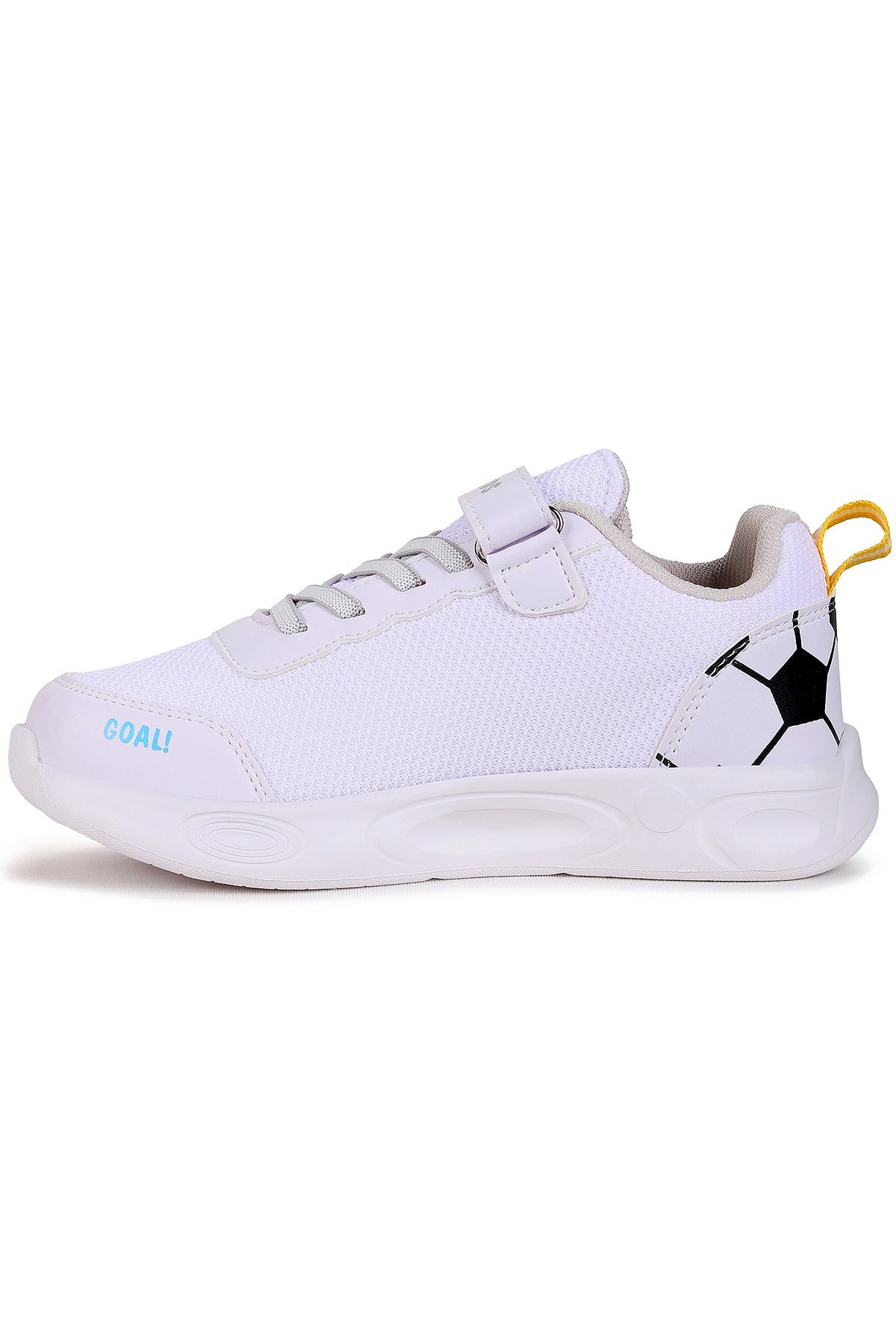 Velcro Günlük Cırtlı Erkek Çocuk Spor Ayakkabı Beyaz - Buz