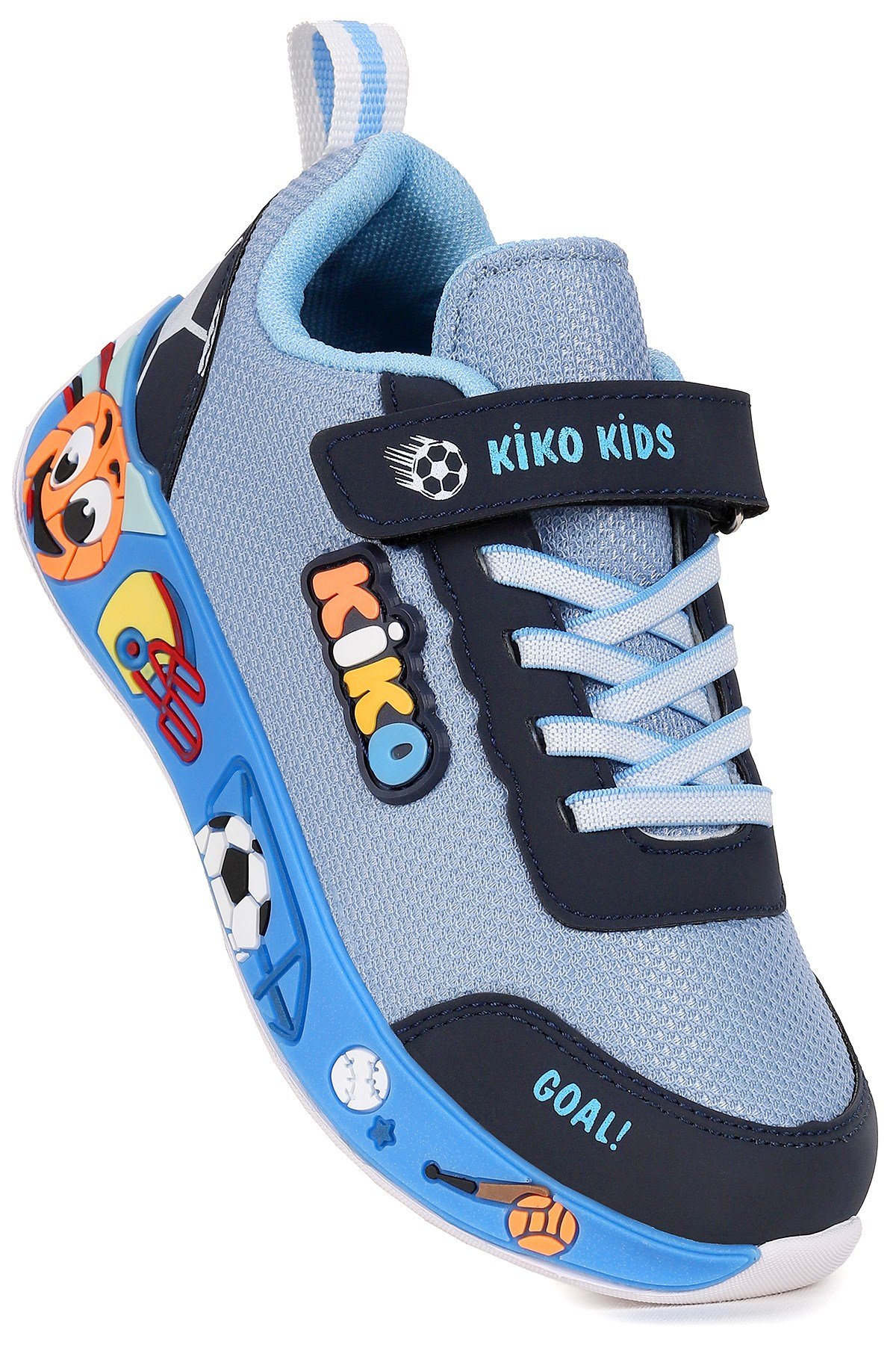 Velcro Günlük Cırtlı Erkek Çocuk Spor Ayakkabı İndigo