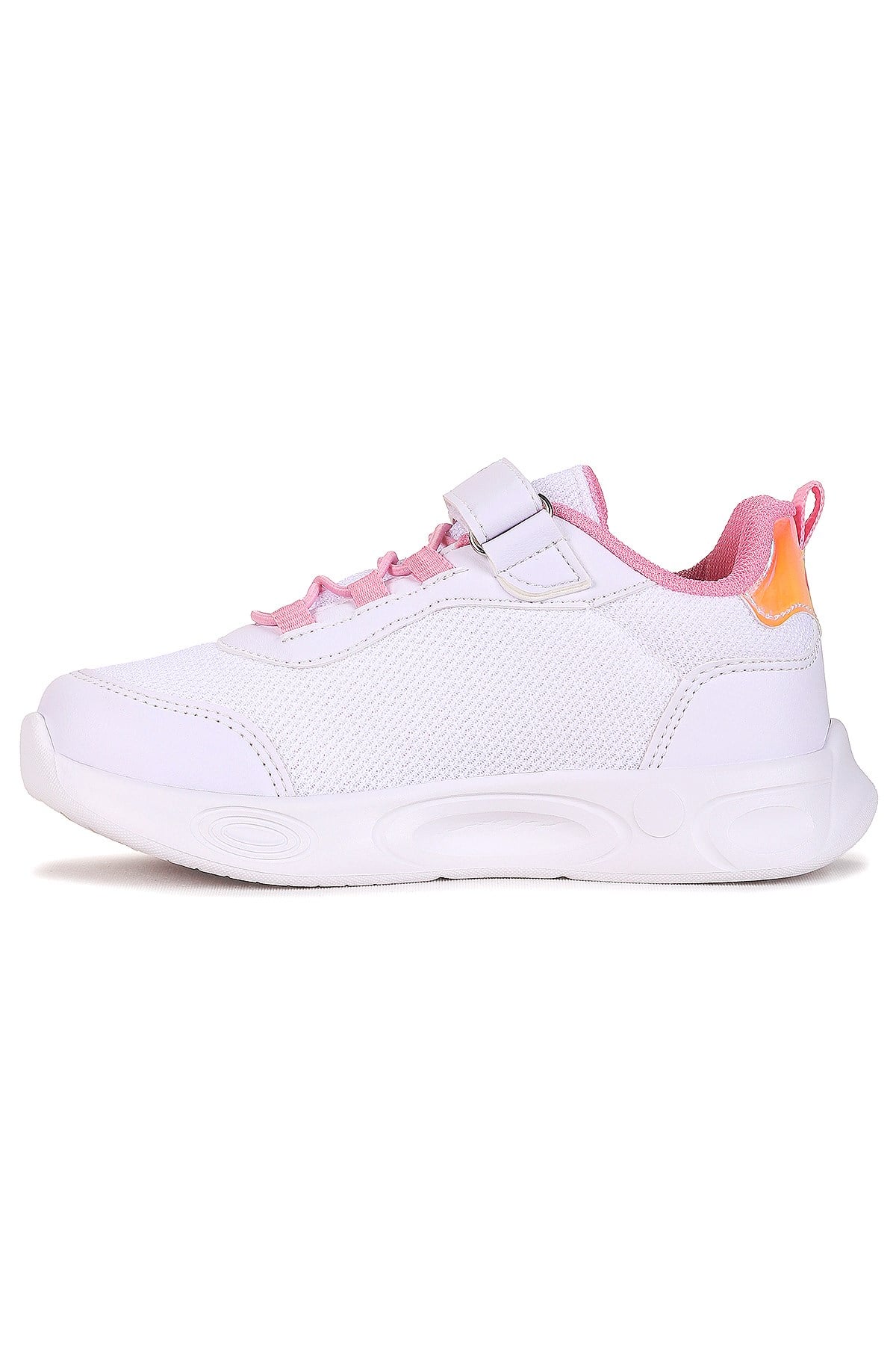 Venzo Unicorn Cırtlı Kız Çocuk Spor Ayakkabı Beyaz - Pembe