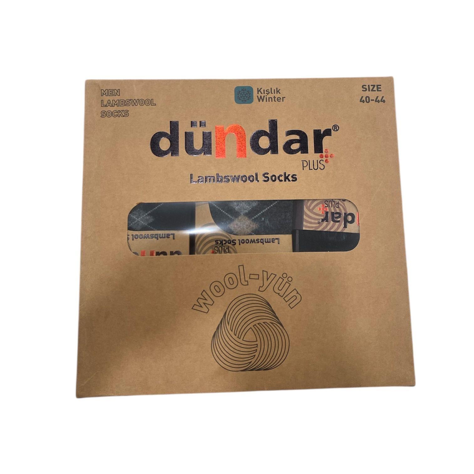 Dündar Kışlık  Wool Erkek Yün Çorap ( 6 adet )