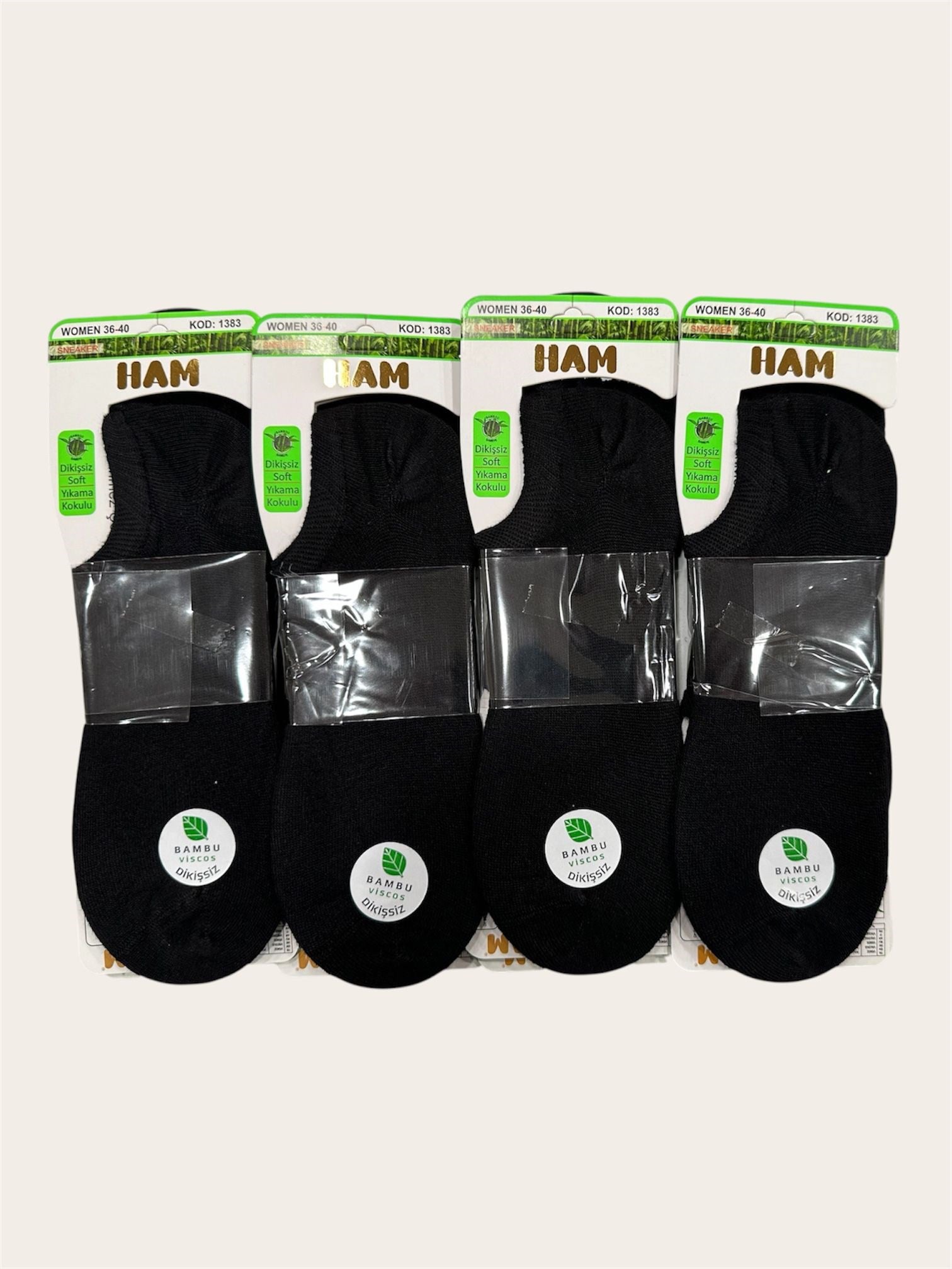 Ham Kadın Viskon Bambu Sneakers ( 12 adet )