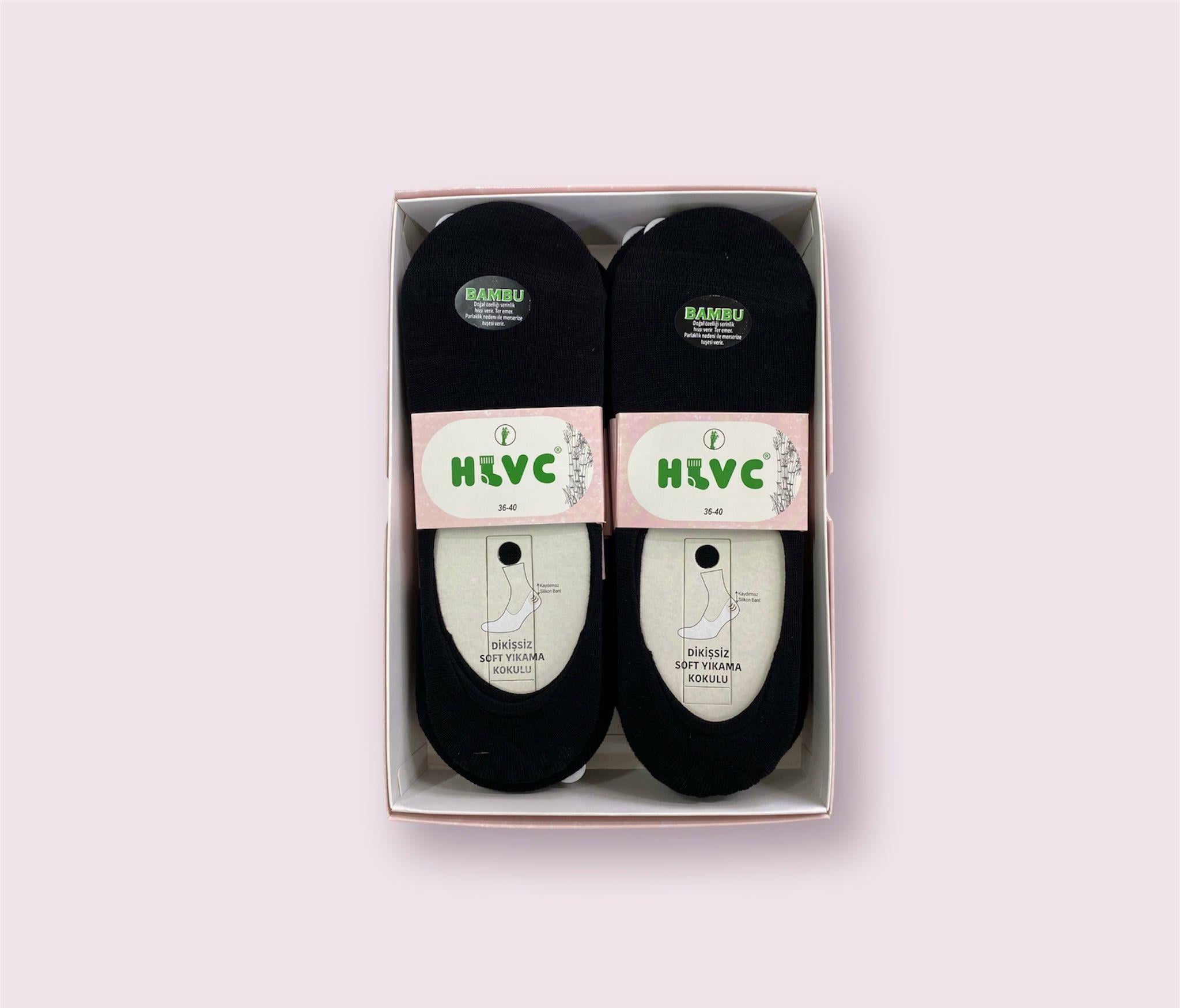 HLVC Bayan Bambu Babet Silikonlu (12 Adet)