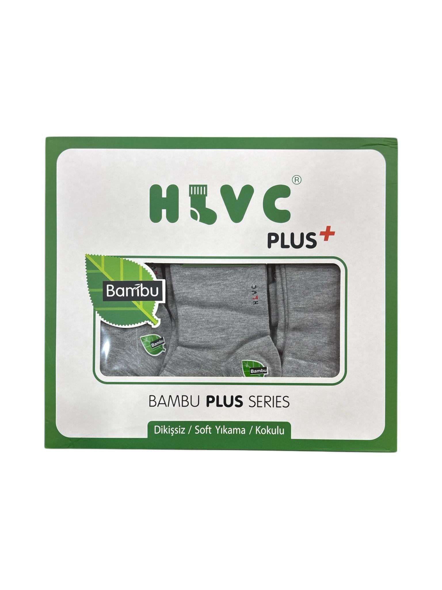 HLVC Bayan Bambu Patik Dikişsiz Yıkamalı (12 Çift)