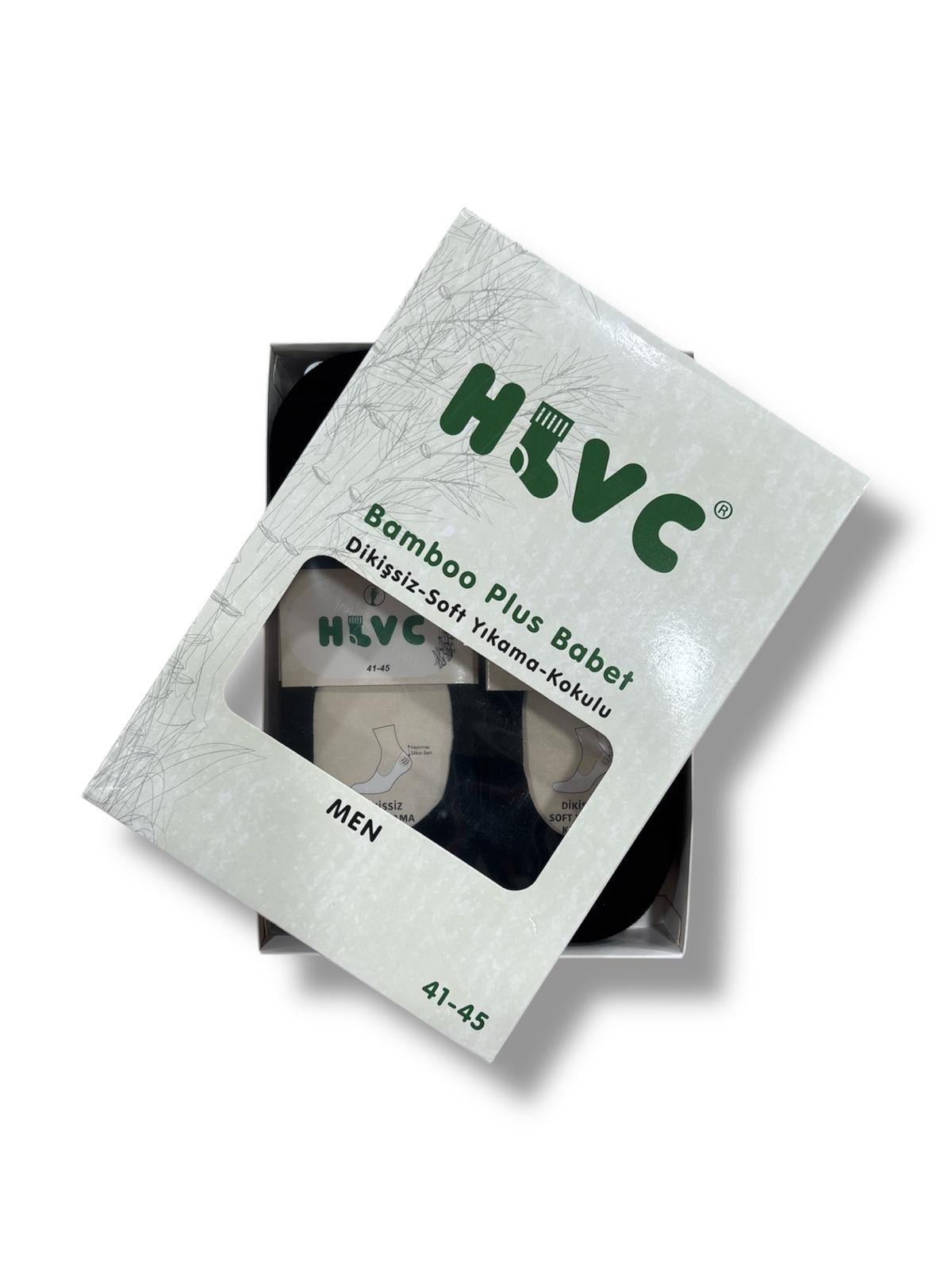 HLVC Erkek Bambu Babet Silikonlu (12 Adet)