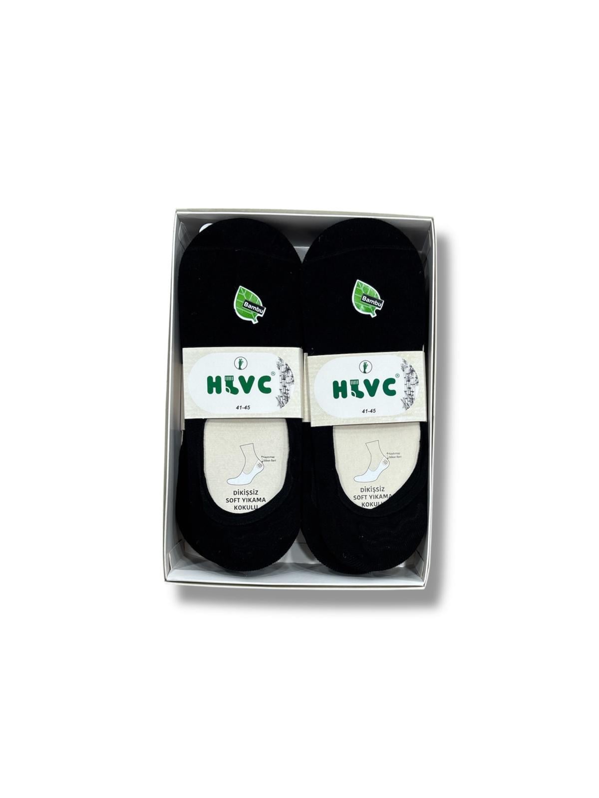 HLVC Erkek Bambu Babet Silikonlu (12 Adet)