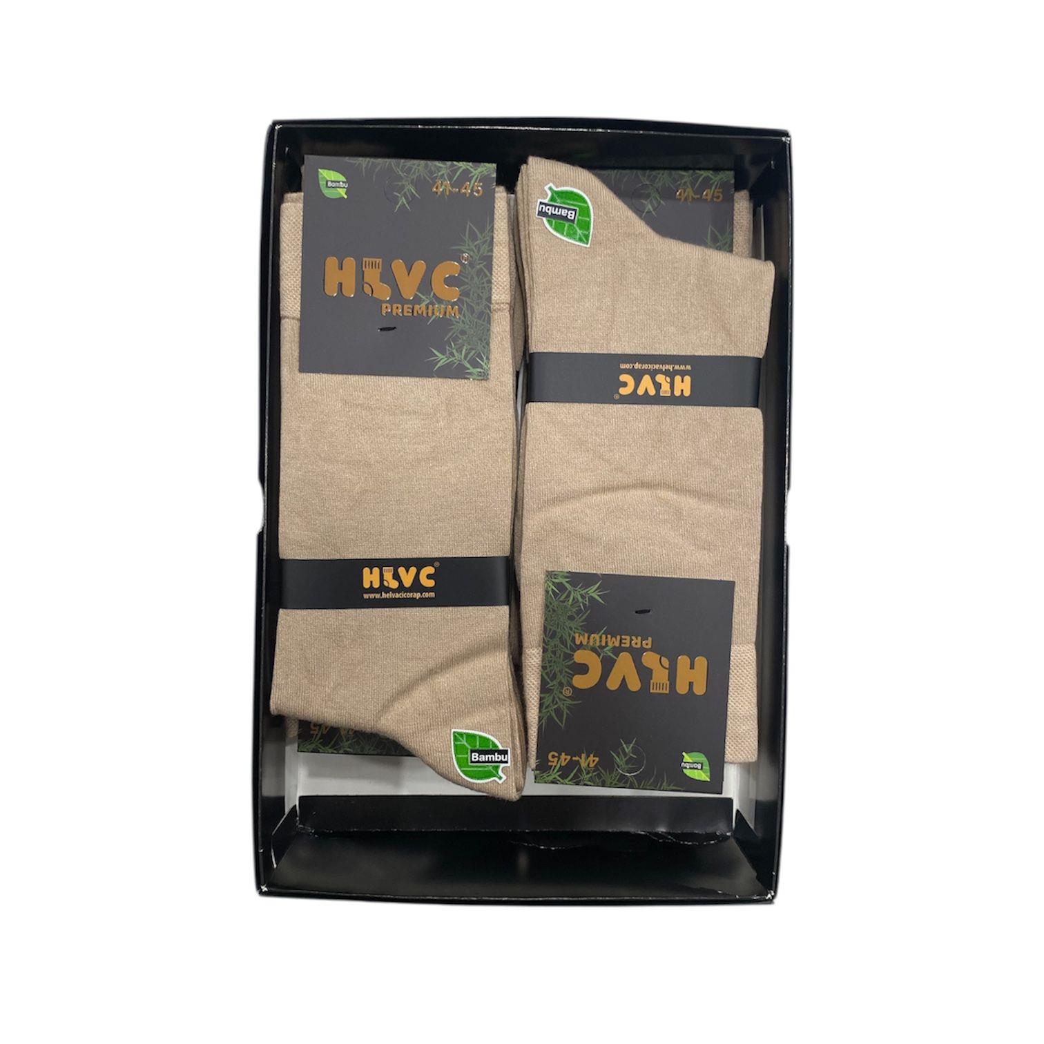 HLVC Erkek Bambu Çorap 4 Mevsim (12 Adet)