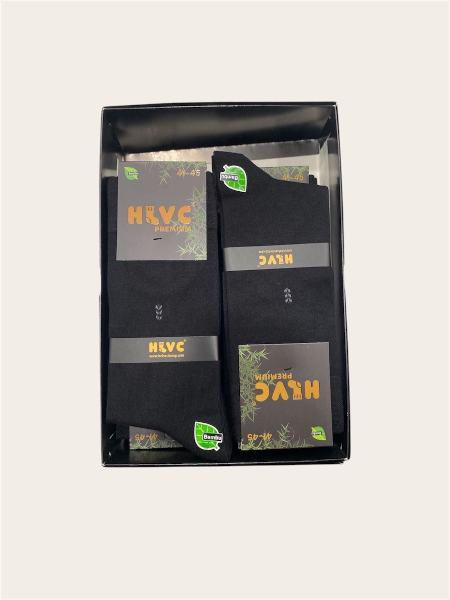 HLVC Erkek Bambu Çorap 4 Mevsim (12 Adet)