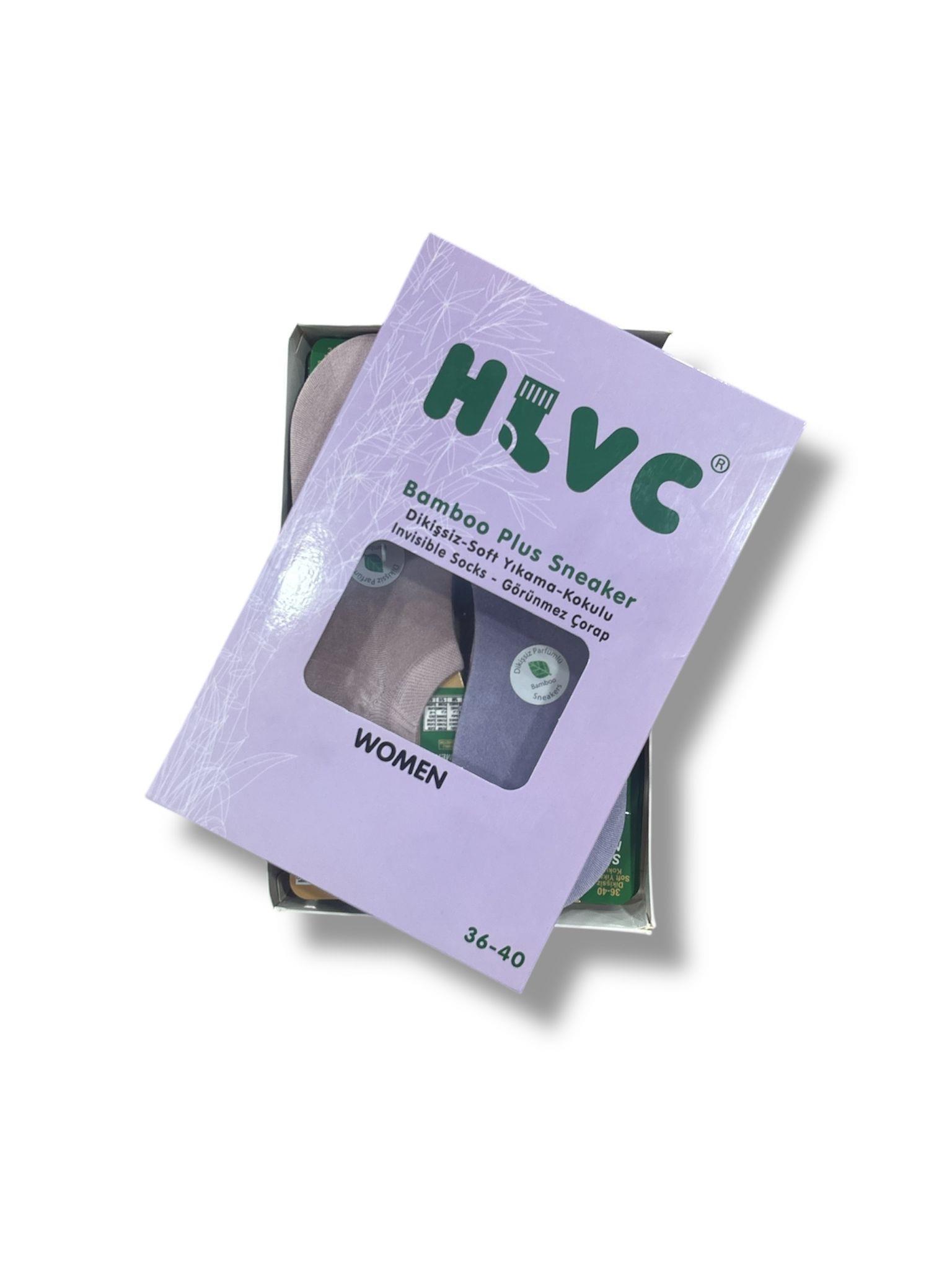 HLVC Kadın Bambu Sneakers Yıkamalı (12 Çift)