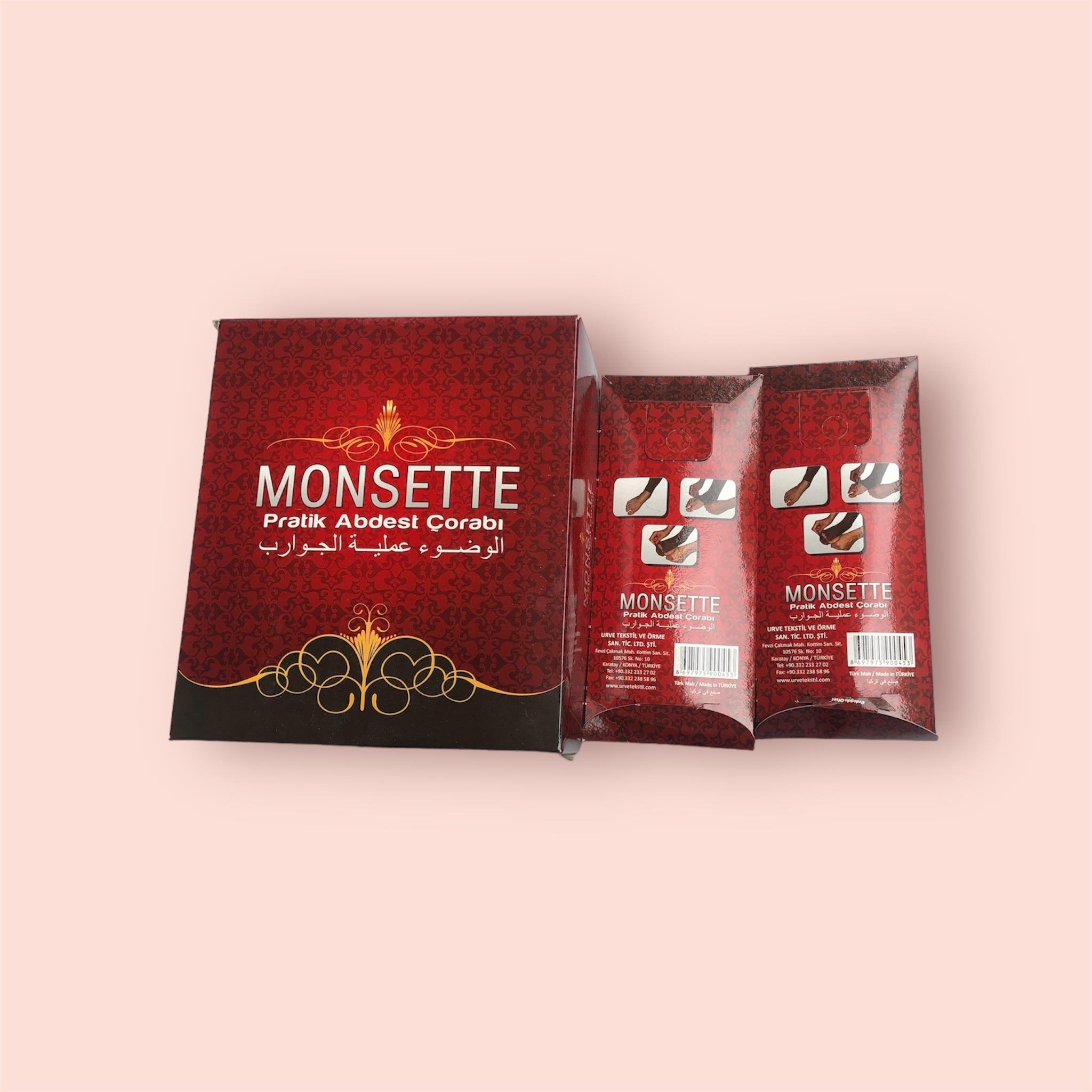 Monsette Pratik Abdest Çorabı(12Adet)