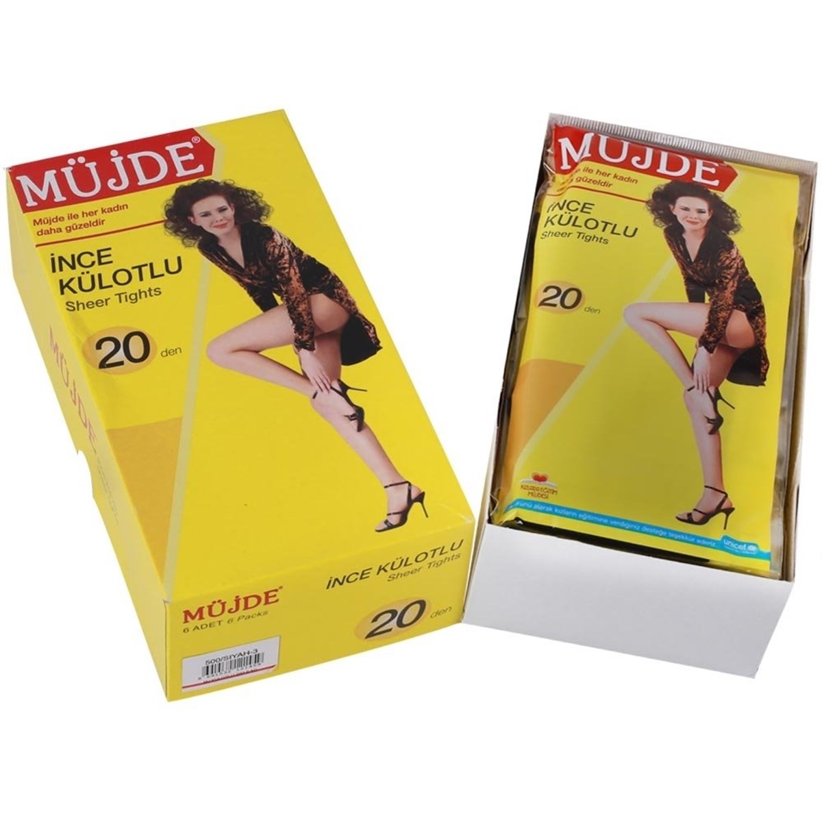 Müjde Külotlu 20 Den Çorap (6 Adet)