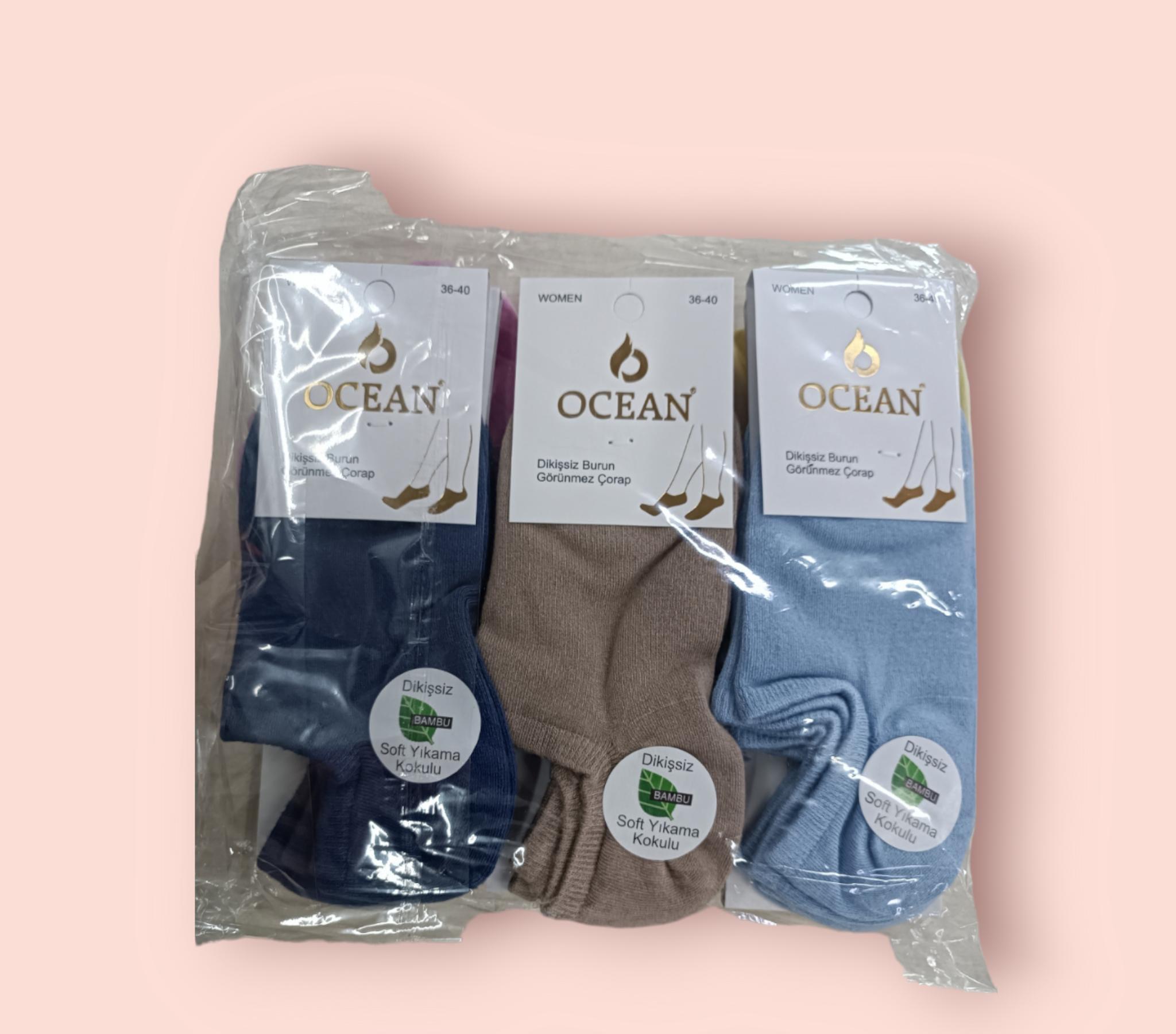 Ocean Bayan Kısa Sneakers (12 adet)