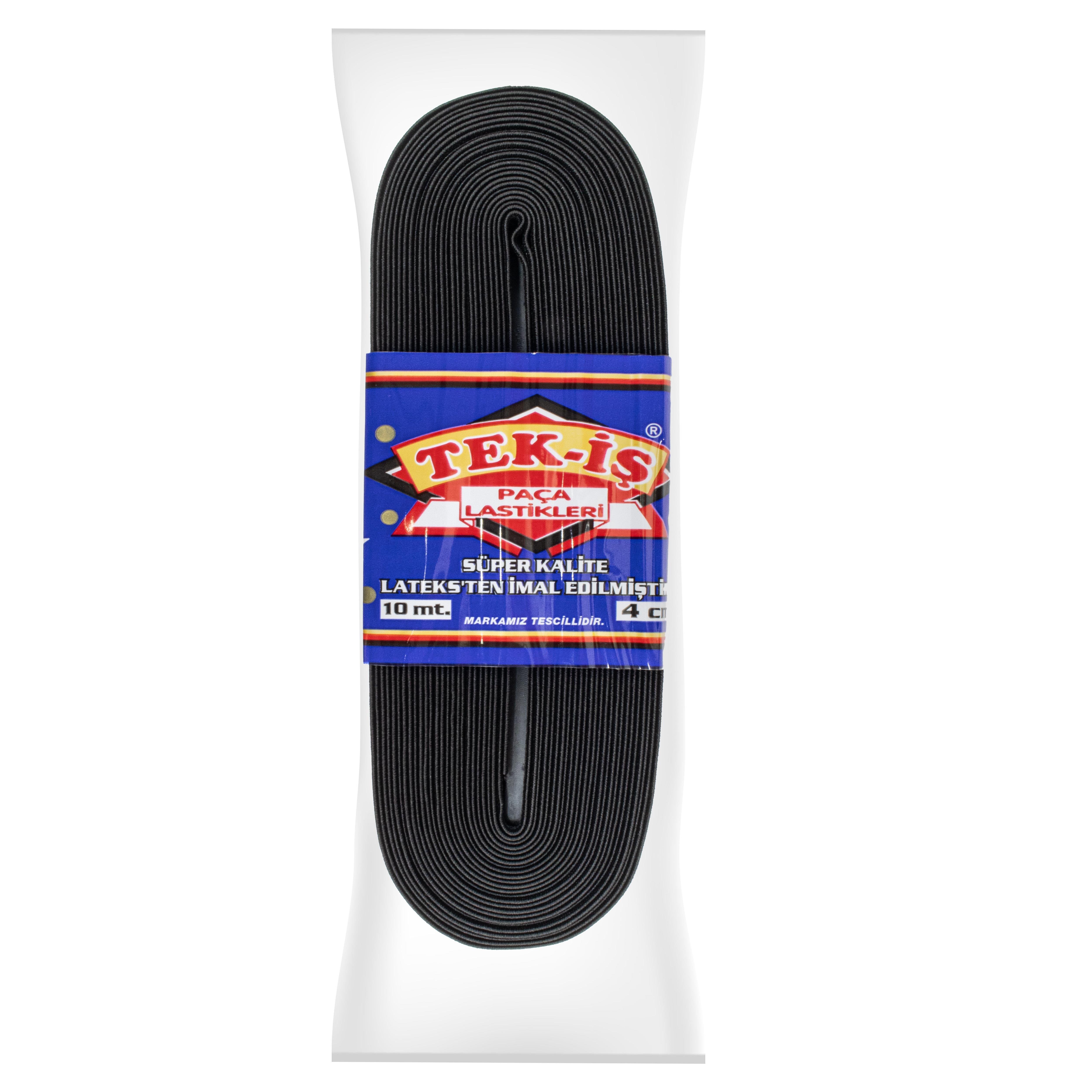 Tekiş Paça Lastik ( 4 cm siyah )
