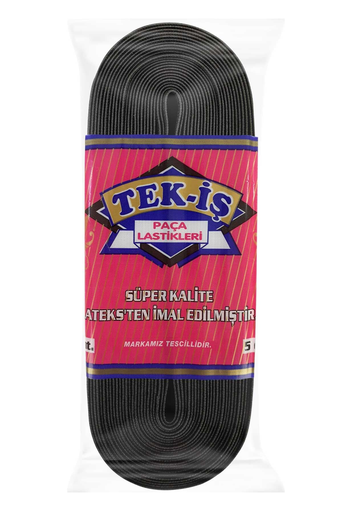 Tekiş Paça Lastik ( 5 cm siyah )