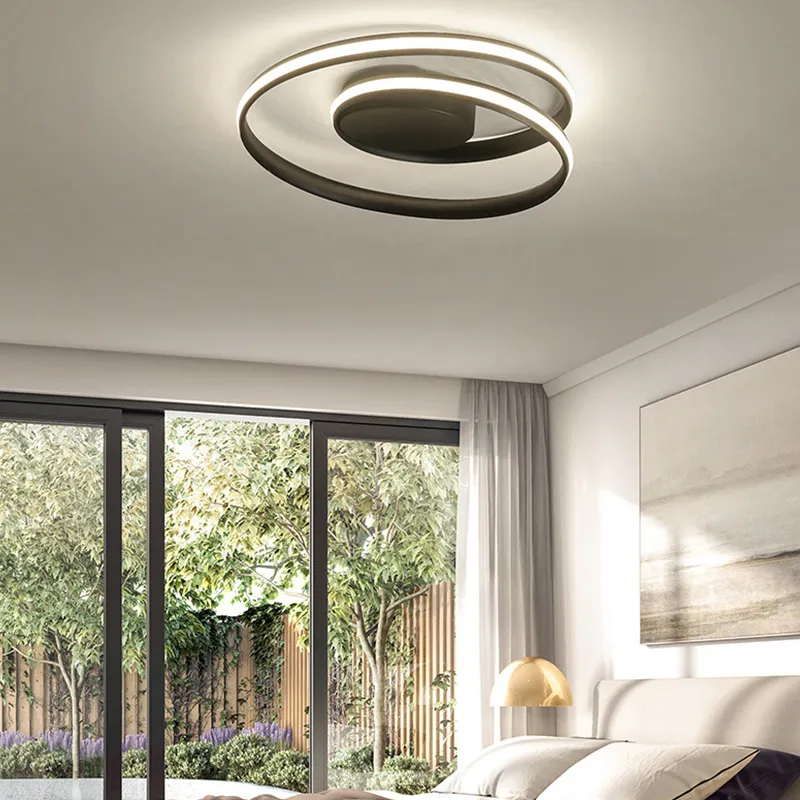 PLAFONYER LED AVİZEPLAFONYER LED AVİZE-13-SİYAH