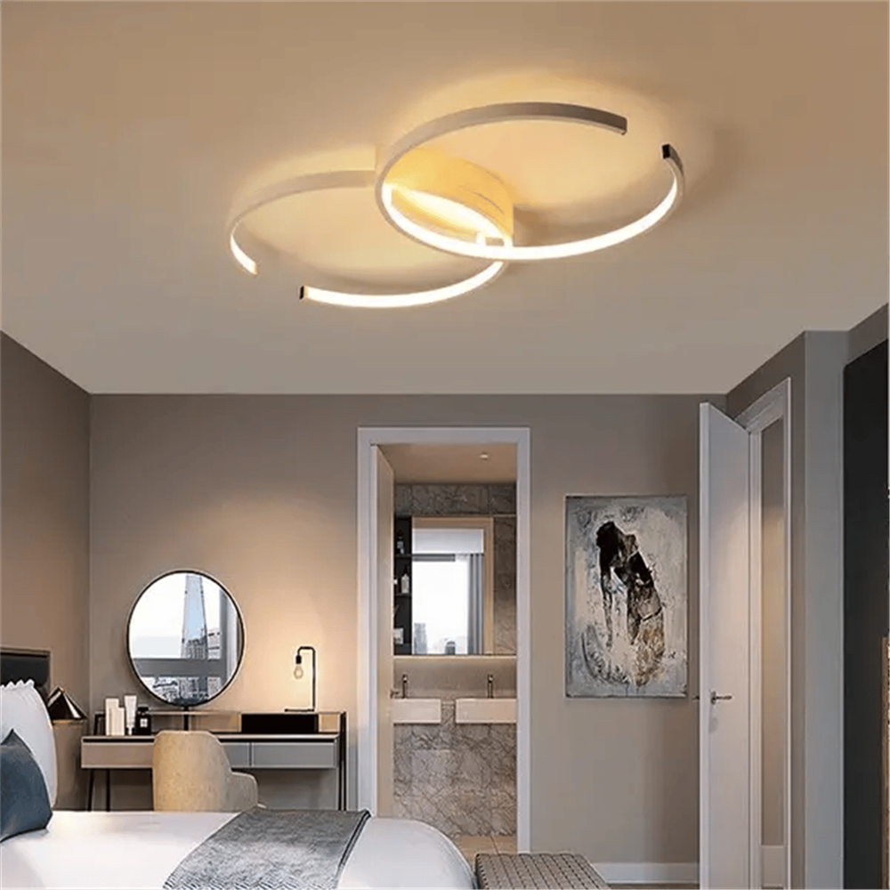 PLAFONYER LED AVİZEPLAFONYER LED AVİZE-2-ANTRASİT